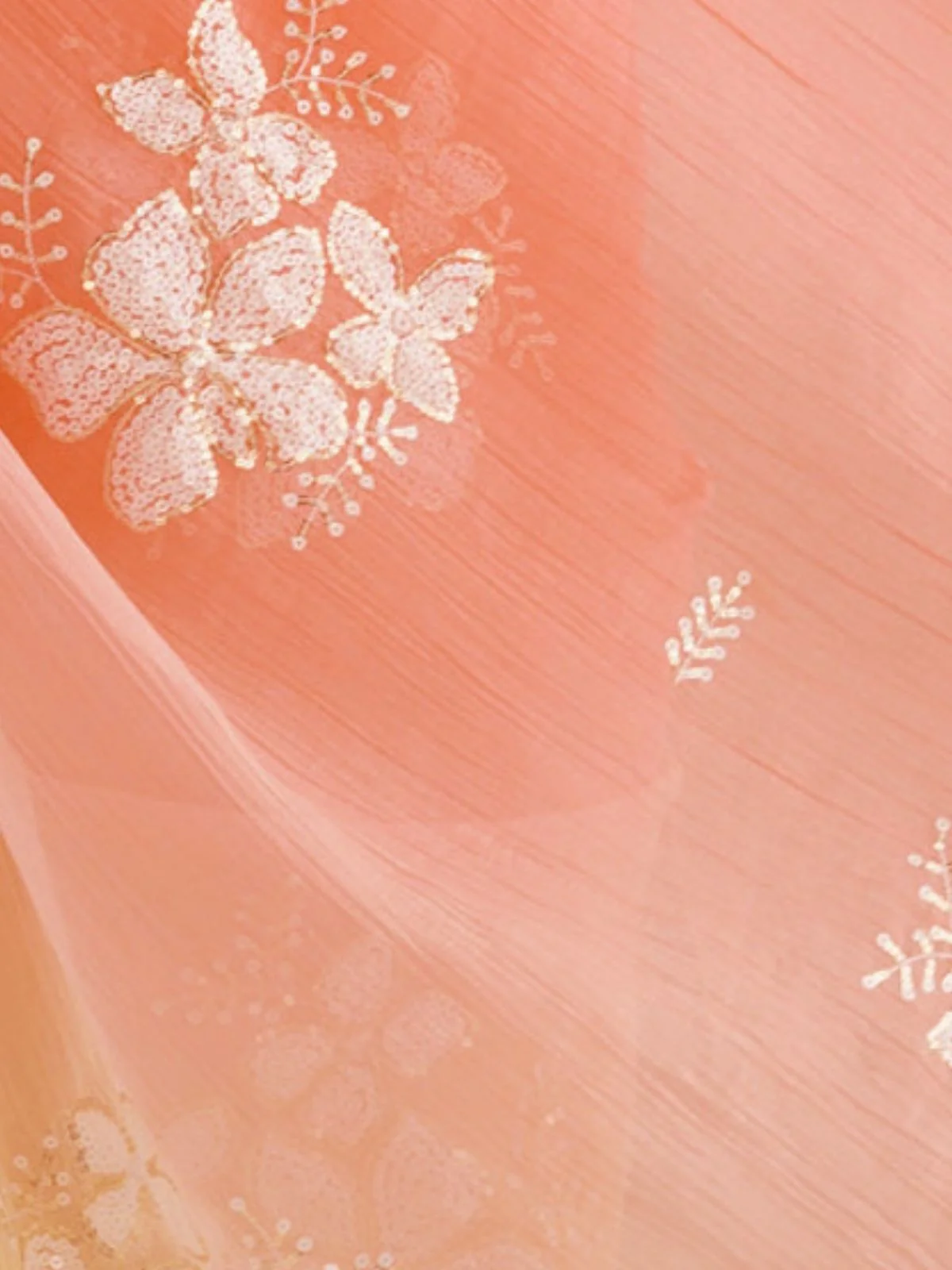 Odette Multicolor Silk Blend Embellished Saree For Women - Image 5