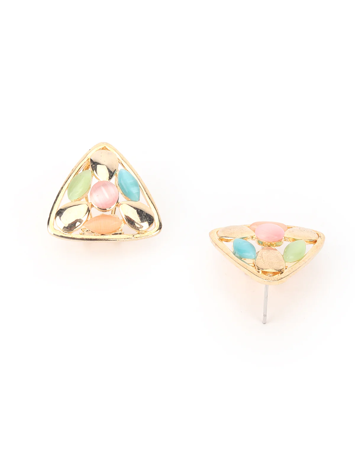 Odette Multicolor Studs Earring For Women - Image 3