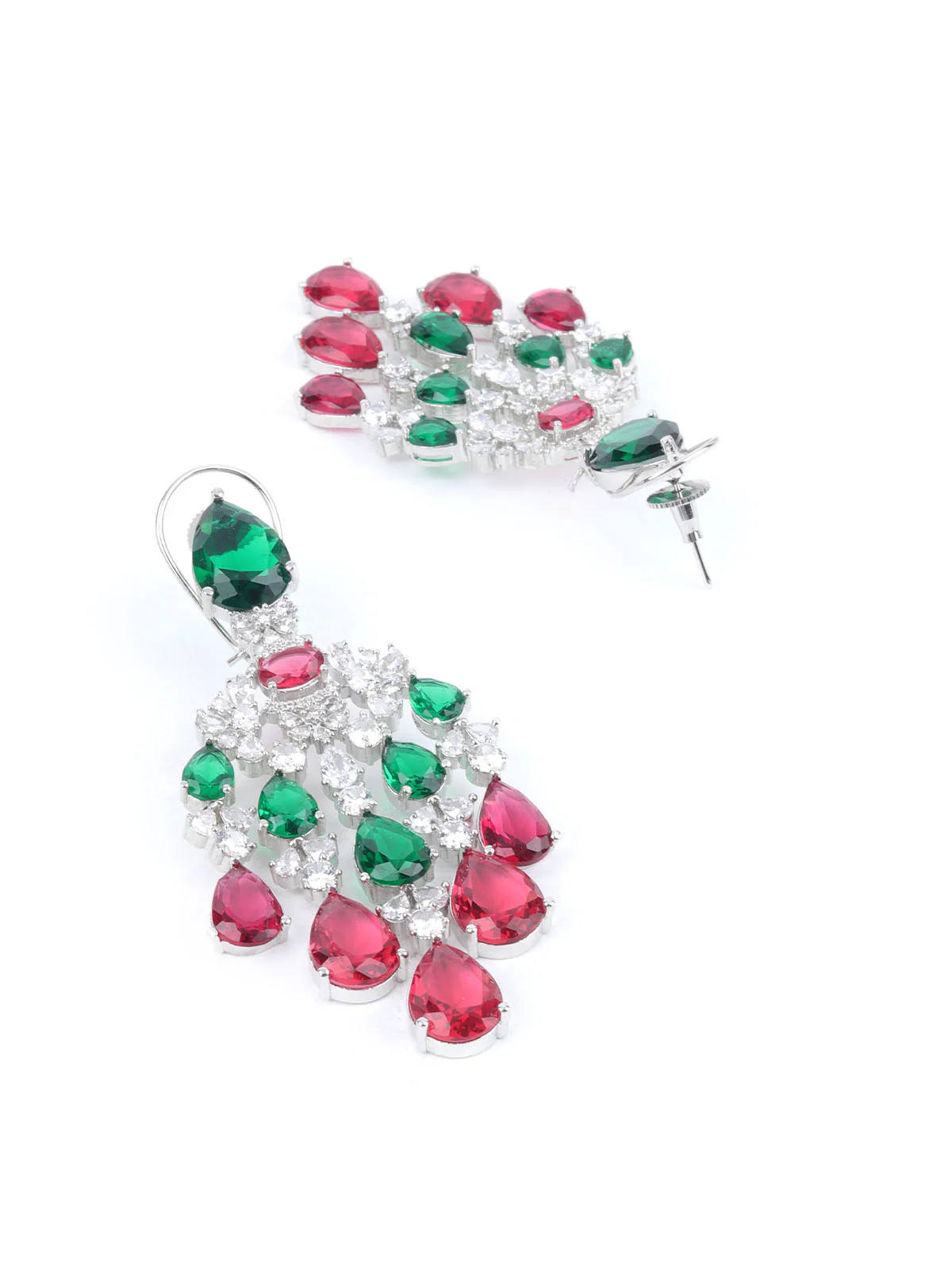 Odette Multicolour Alloy Embellished Jewellery Set For Women - Image 5