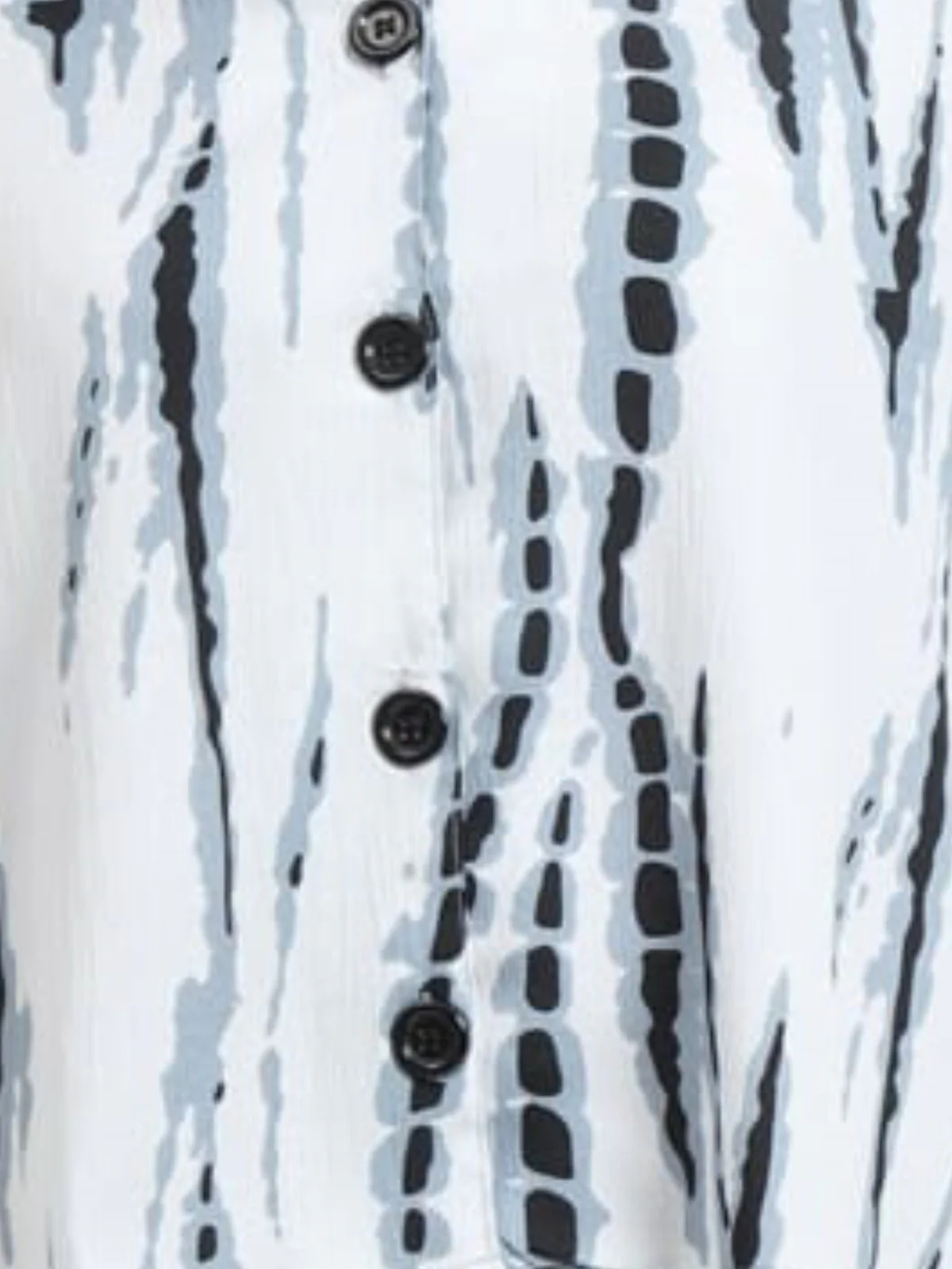 Odette Multicolour Delta Printed Shirt For Women - Image 4