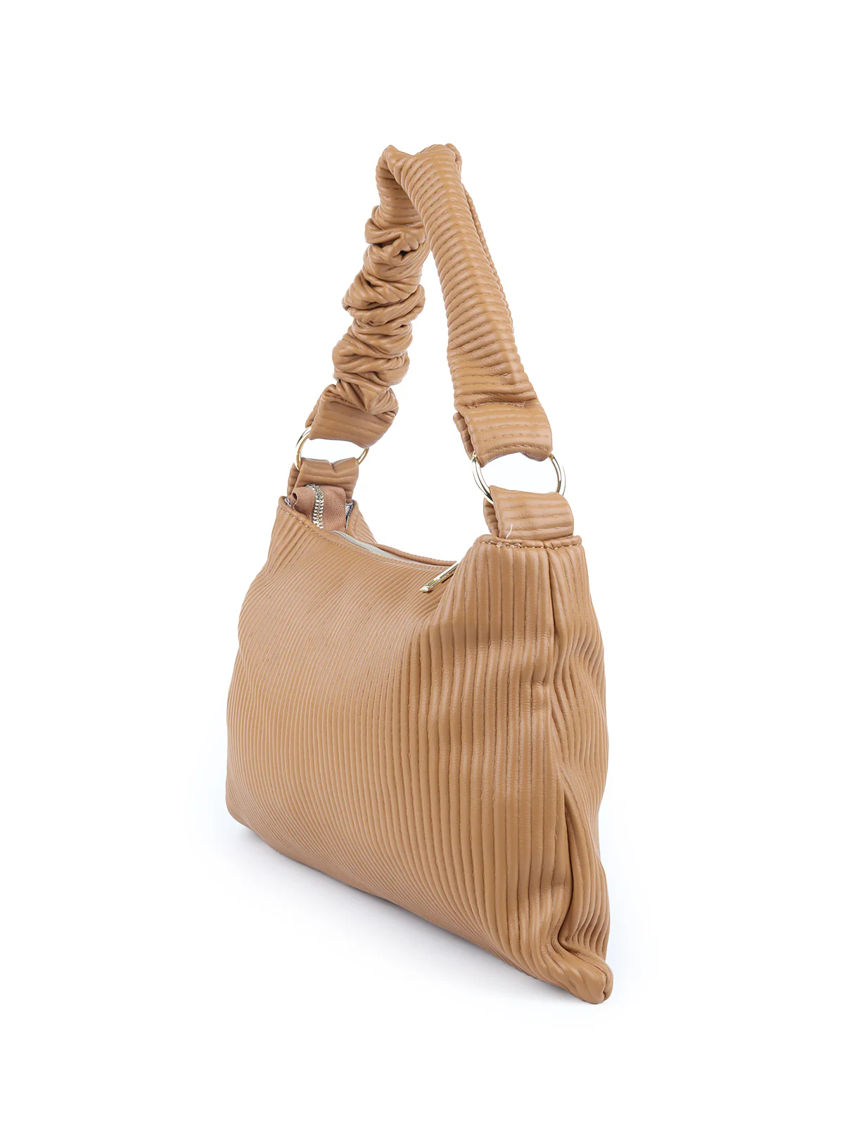 Odette Mustard Patterned Hand Bag For Women - Image 4