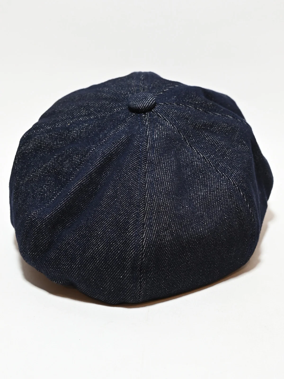 Odette Navy Blue Denim Ruffle Hat Women - Image 4