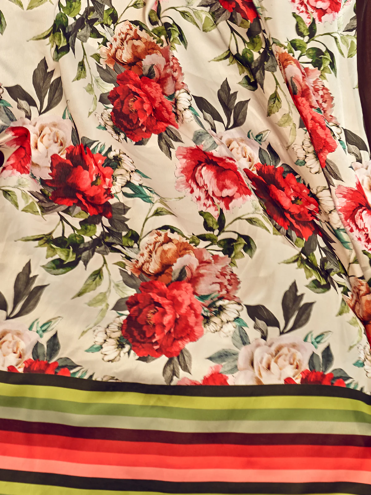 Odette Off White Digital Printed Saree For Women - Image 5