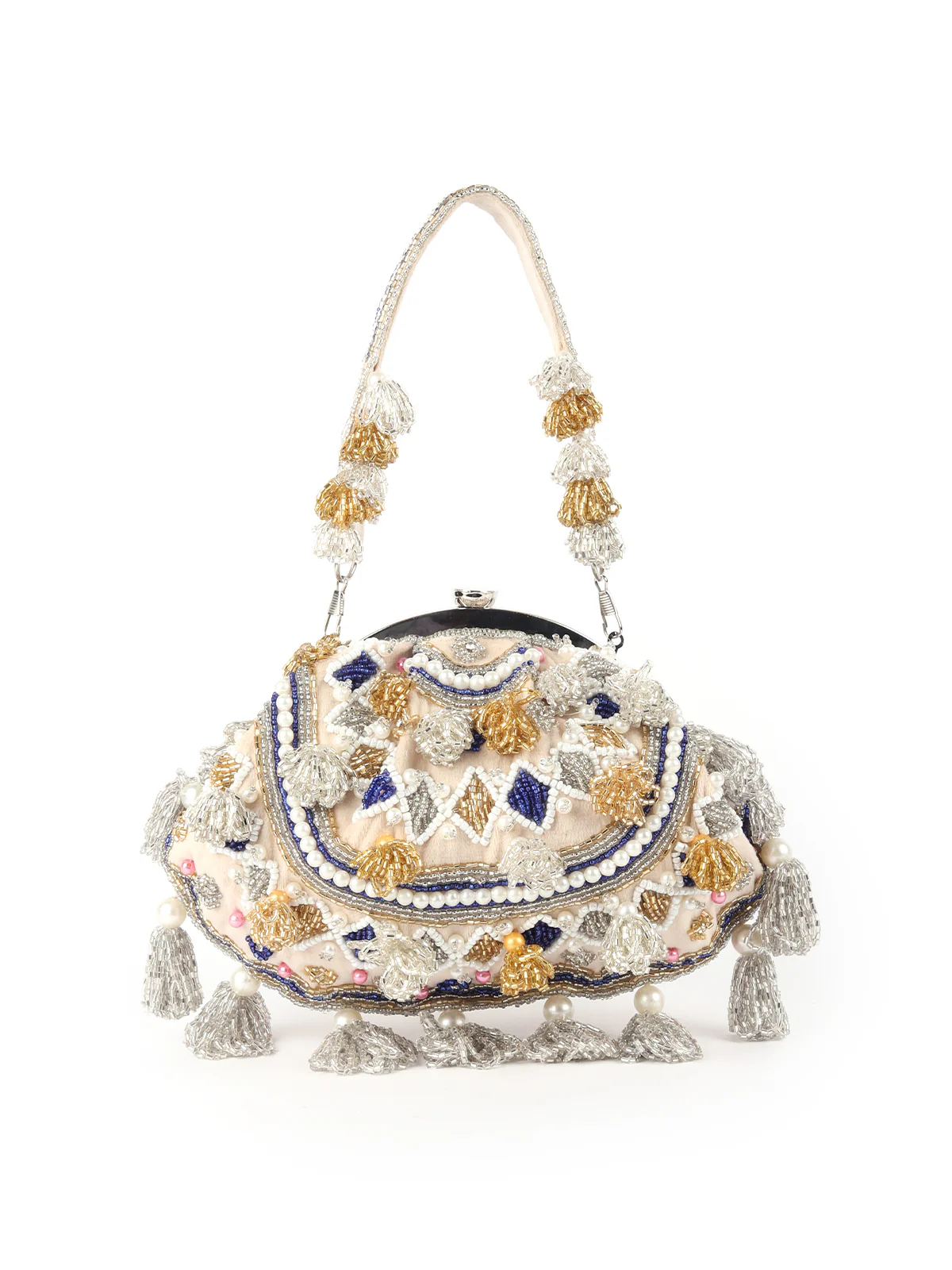 Odette Multicolor Embroidered Batuwa Bag For Women - Image 3
