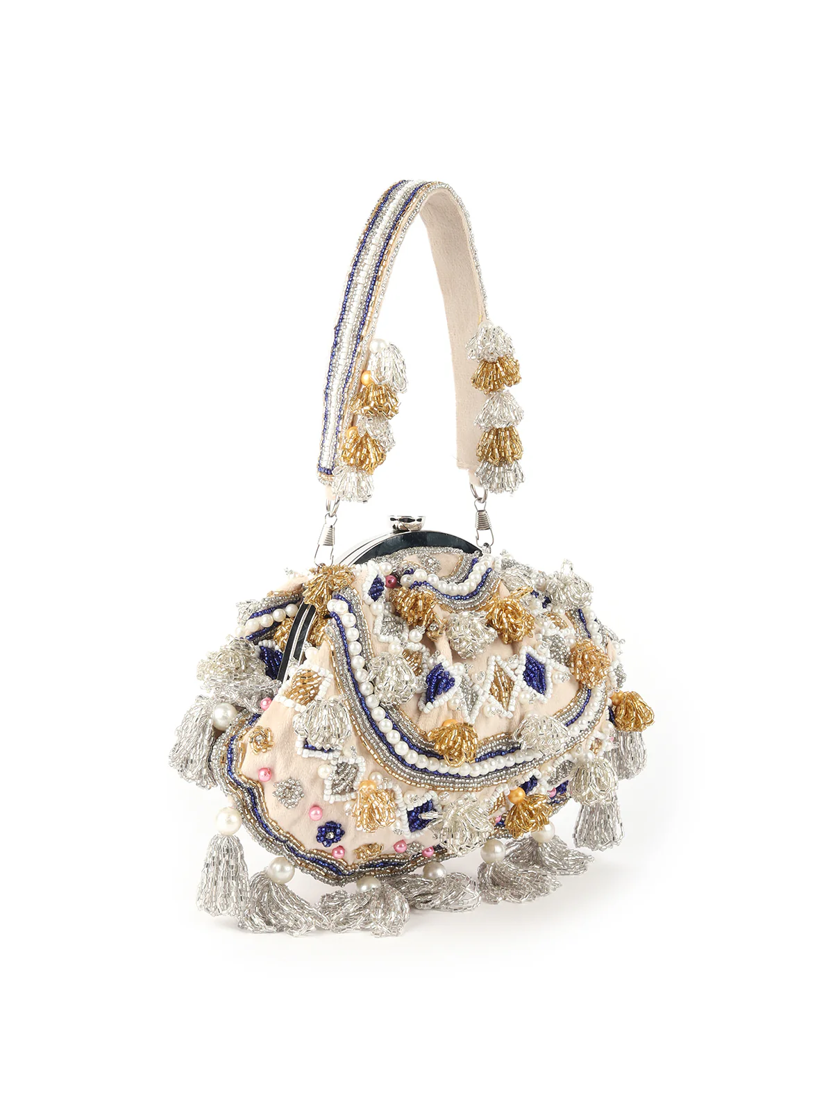 Odette Multicolor Embroidered Batuwa Bag For Women - Image 4