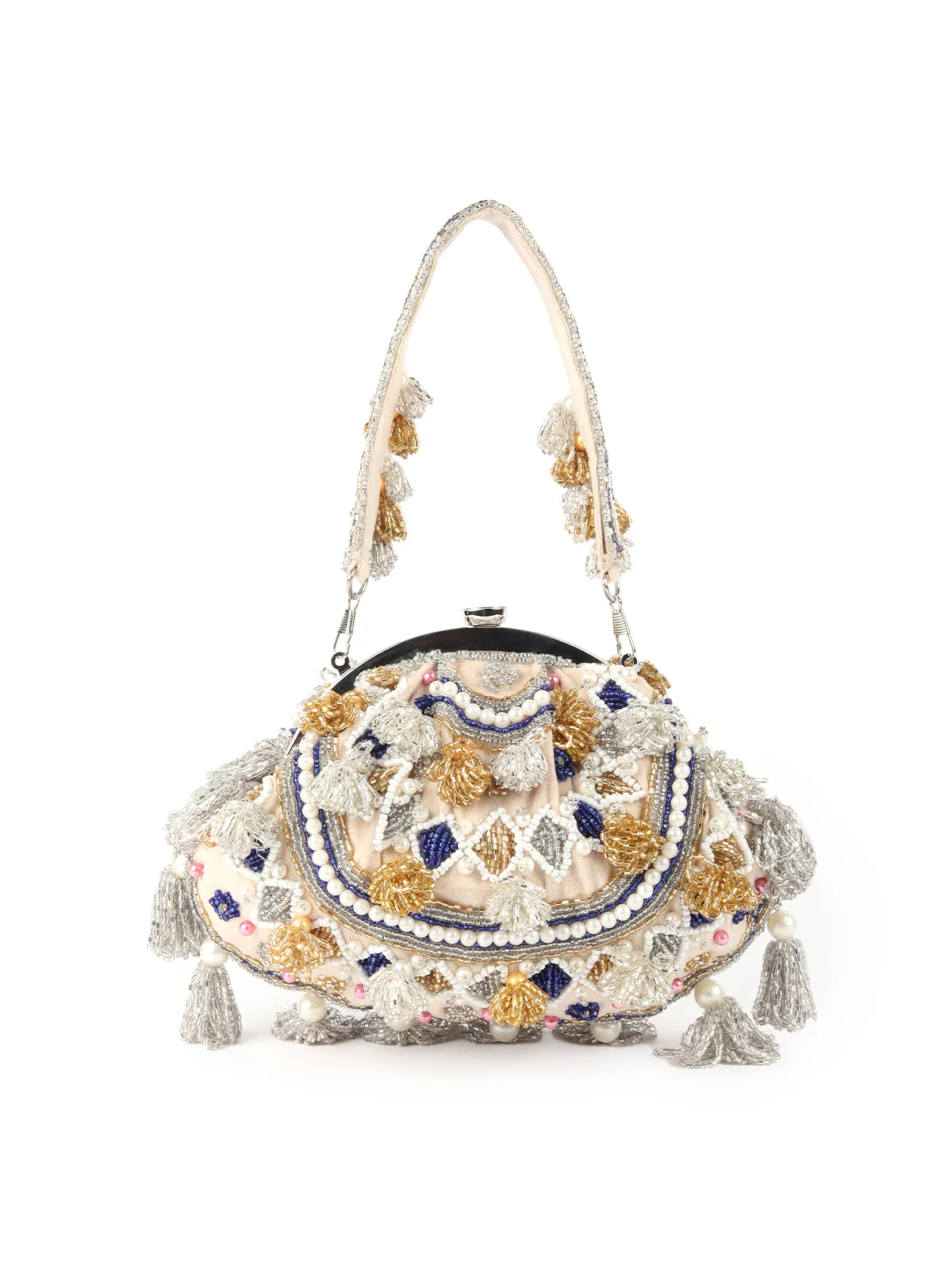Odette Multicolor Embroidered Batuwa Bag For Women - Image 5