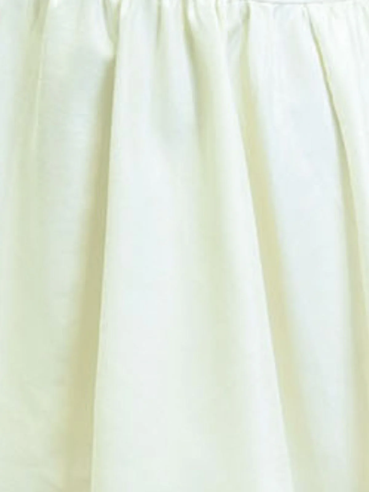Odette Off White Polyester Blend Solid Dress For Women - Image 6