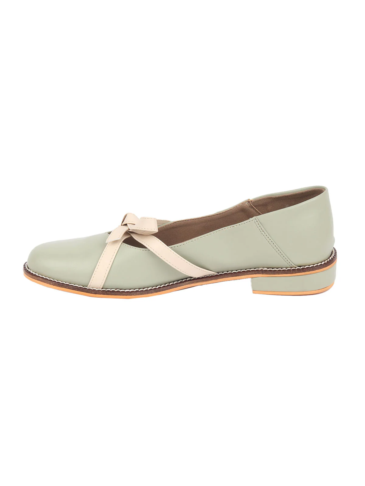 Odette Olive Textured Casual Shoes For Women - Image 8