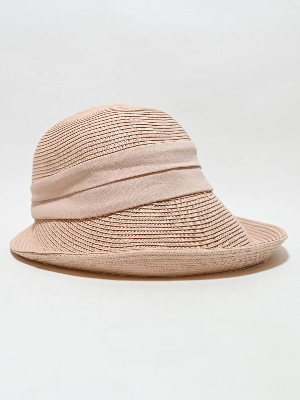 Odette Peach Synthetic Woven Hat Women - Image 3