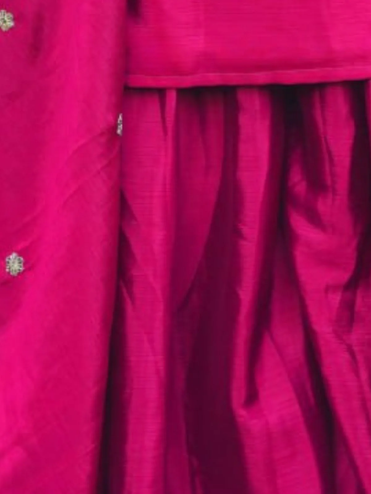 Odette Pink Chinon Embellished Stitched Kurta Set For Women - Image 5