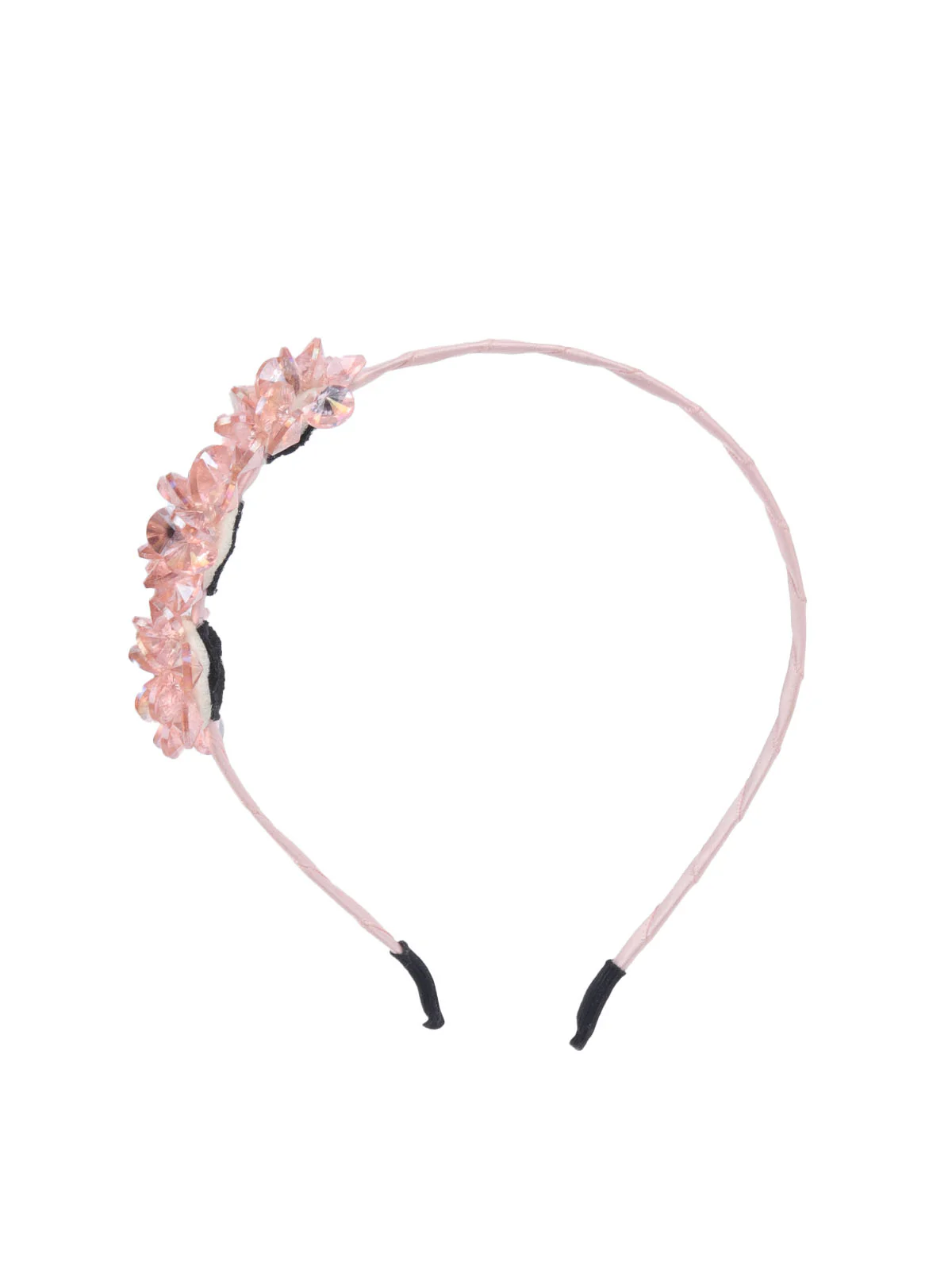 Odette Pink Embellished Hair Band For Women - Image 3