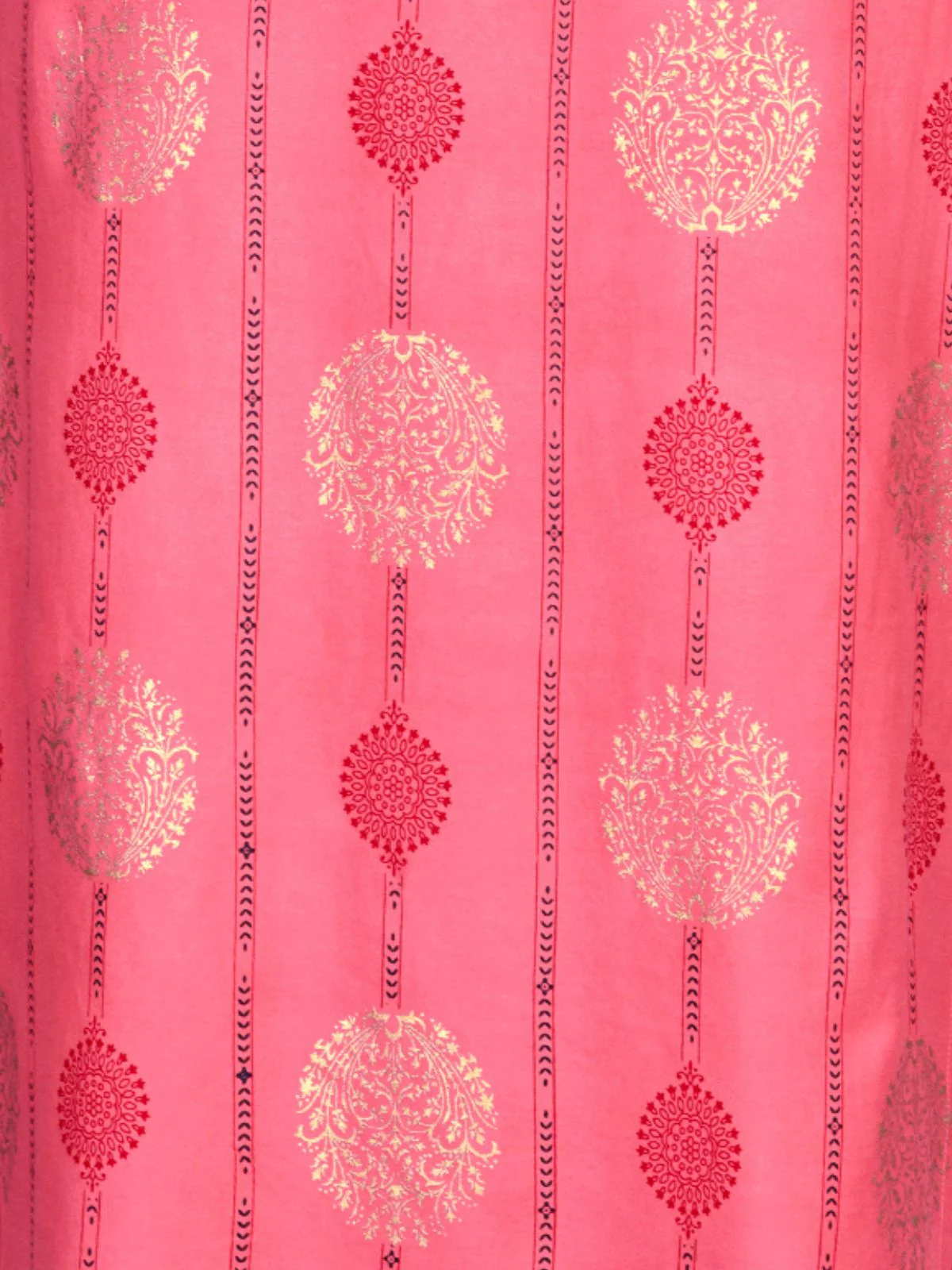 Odette Pink Embroidered Rayon Stitched Kurta Set For Women - Image 7