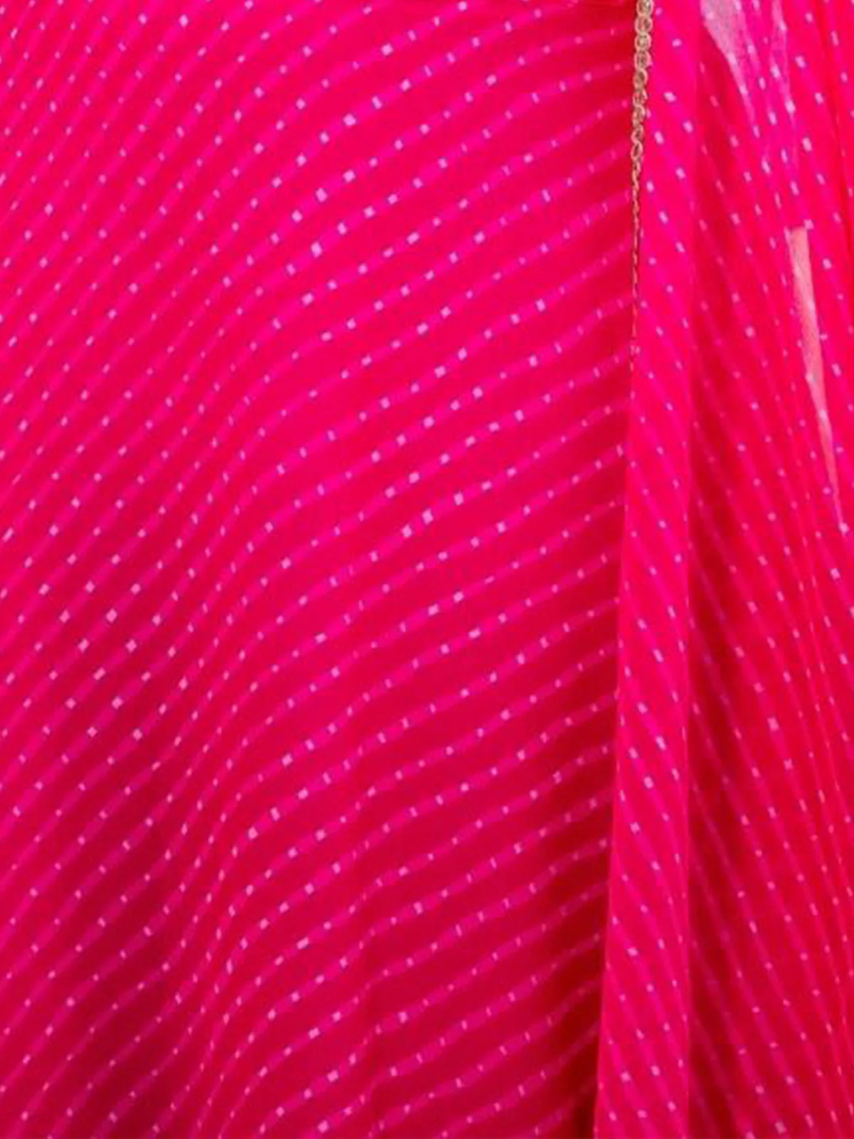 Odette Pink Georgette Printed Semi Stitched Lehenga With Unstitched Blouse For Women - Image 7