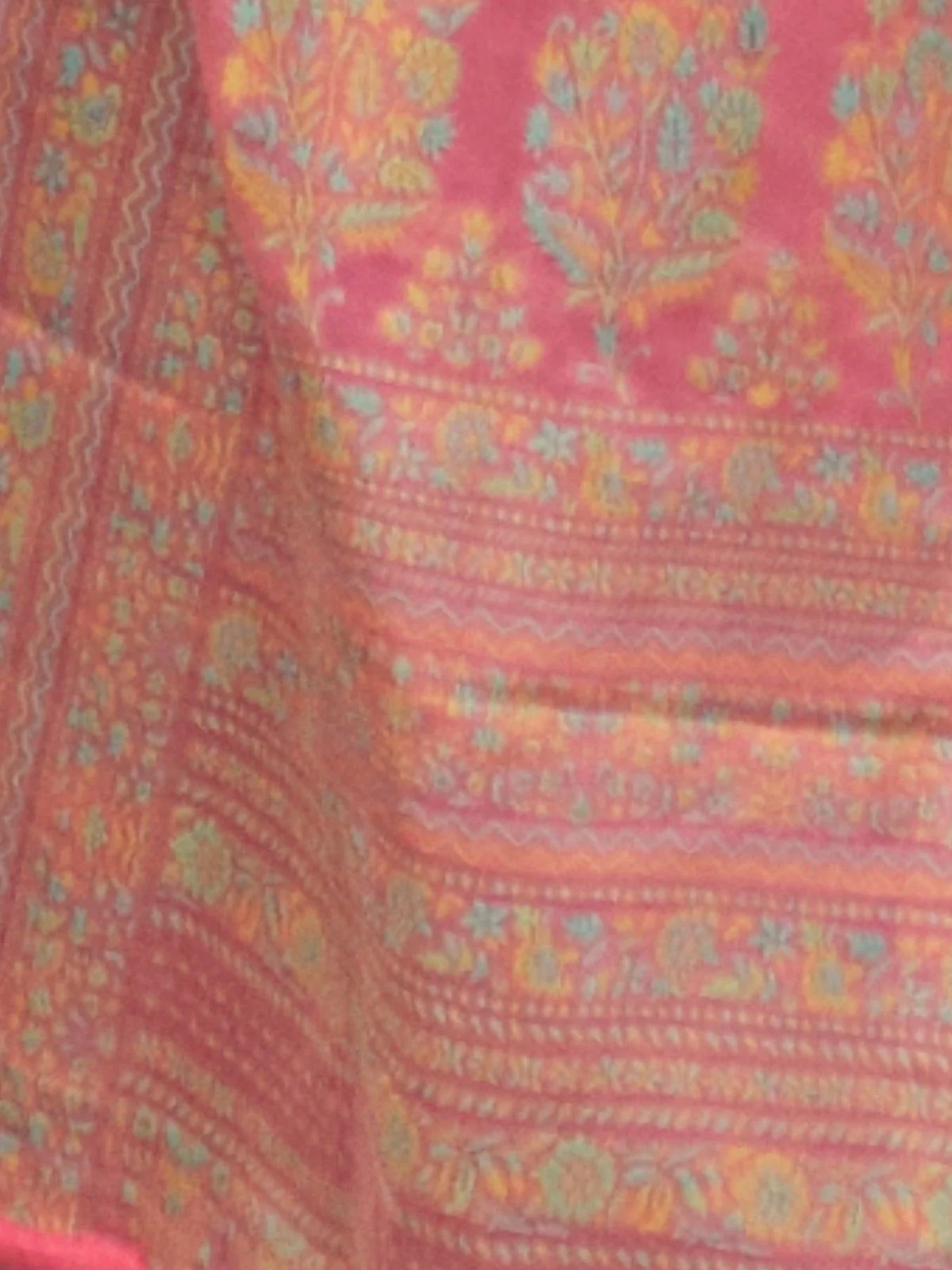 Odette Pink Organza Woven Saree With Unstitched Blouse For Women - Image 3