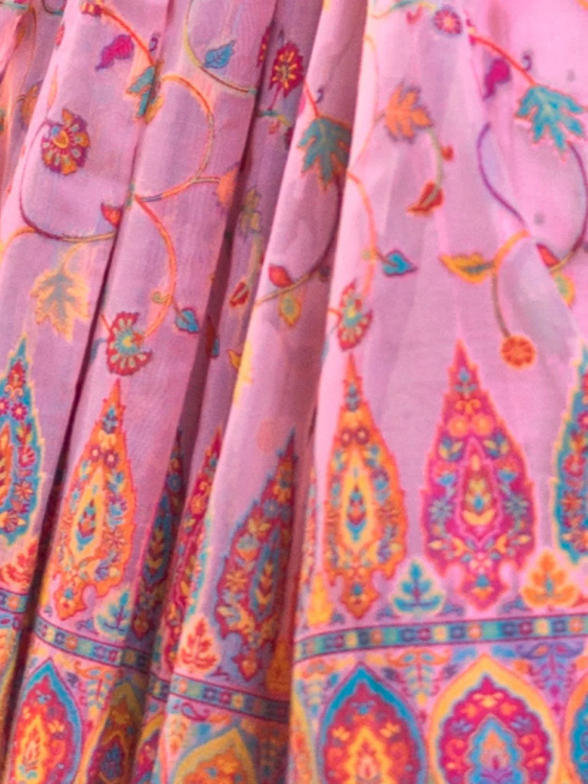 Odette Pink Organza Woven Saree With Unstitched Blouse For Women - Image 3