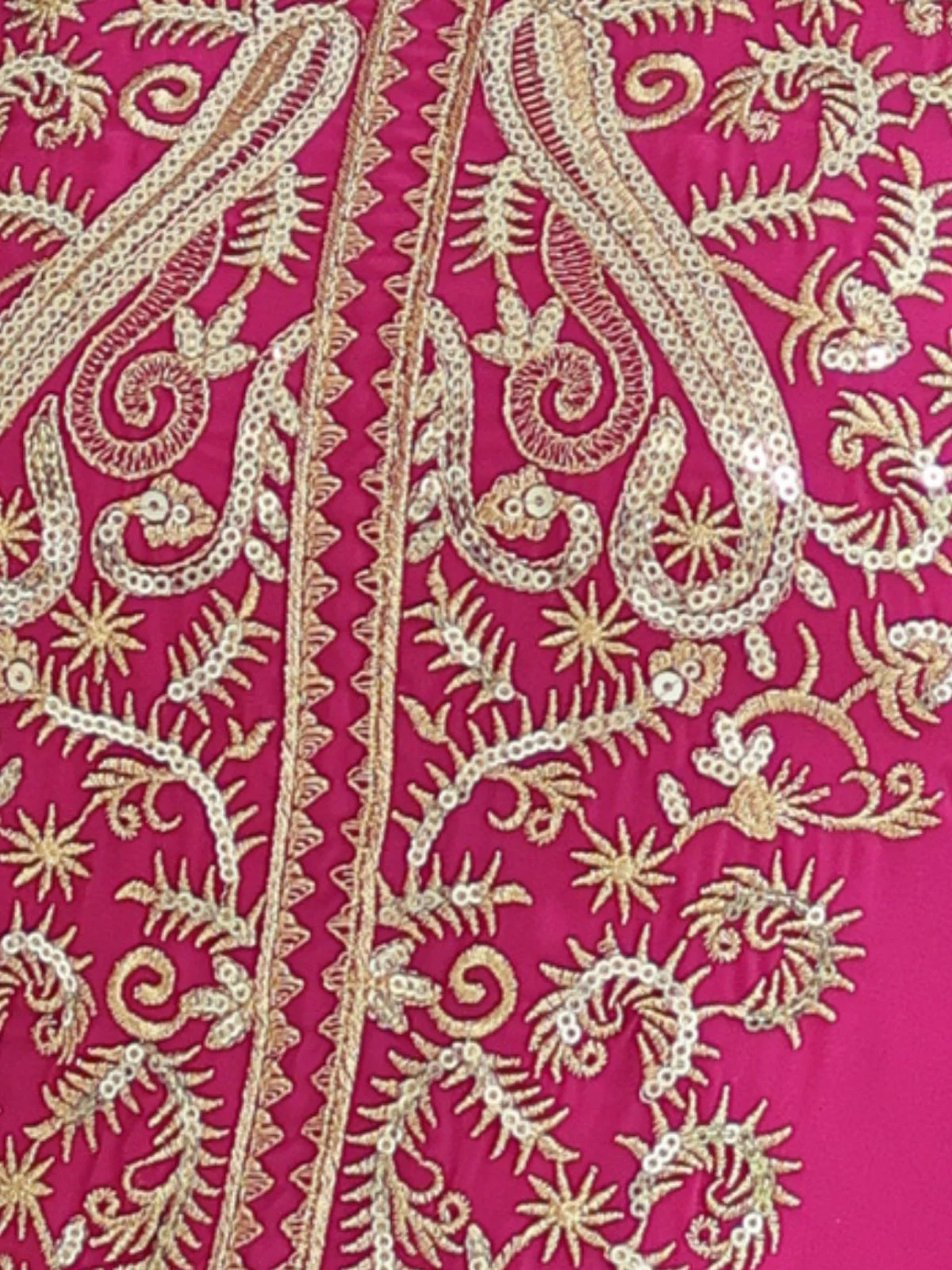 Odette Pink Silk Blend Embellished Kurta Set For Women - Image 5