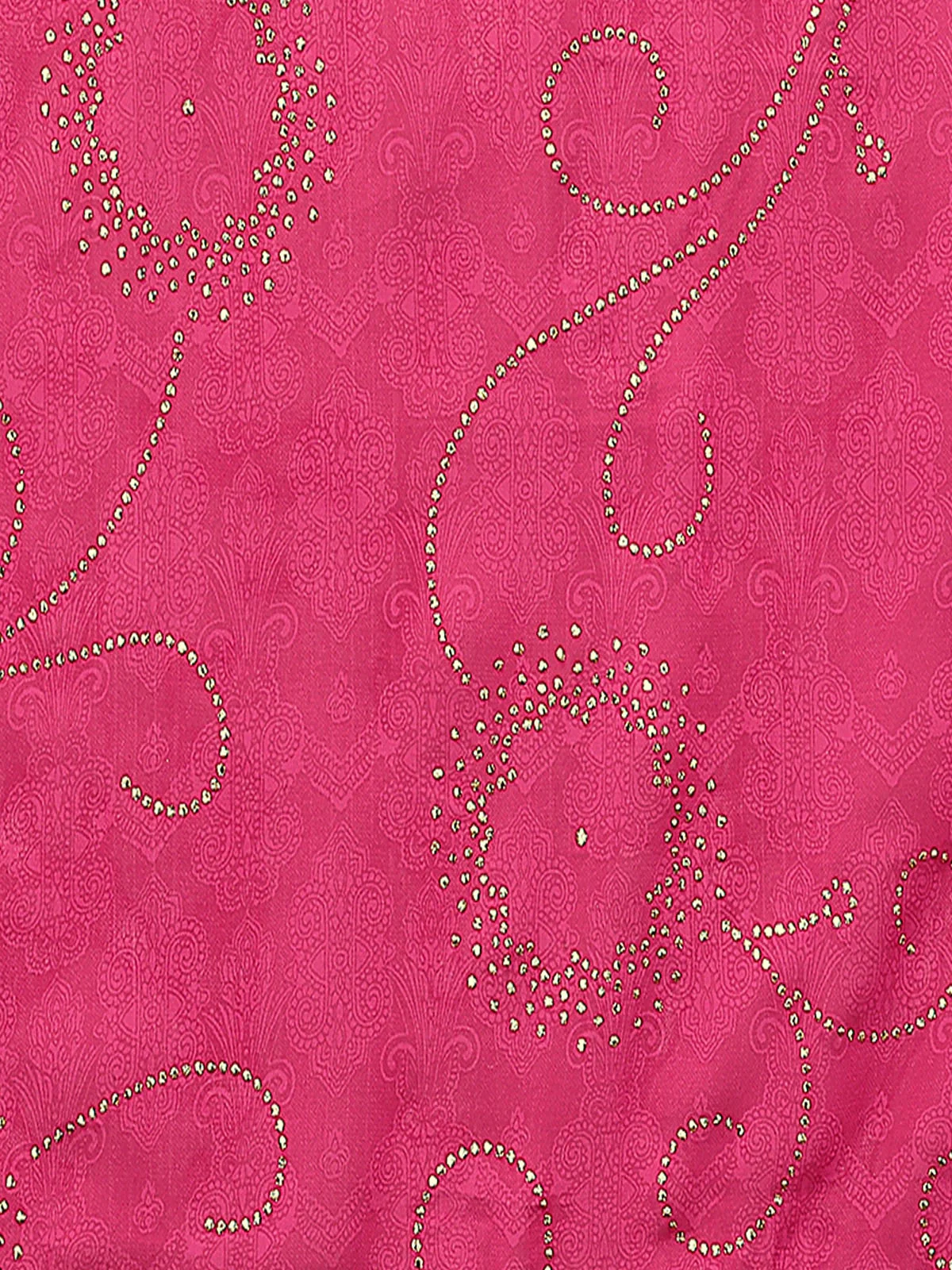 Odette Pink Silk Blend Embellished Saree With Unstitched Blouse For Women - Image 4