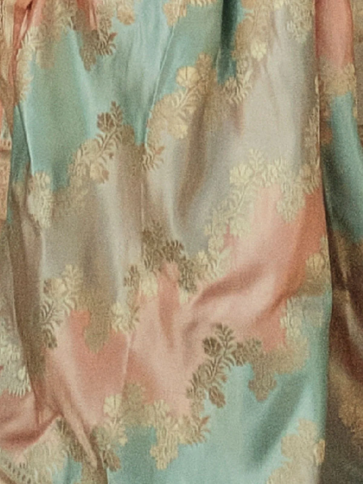 Odette Pink Silk Blend Woven Saree With Unstitched Blouse For Women - Image 3