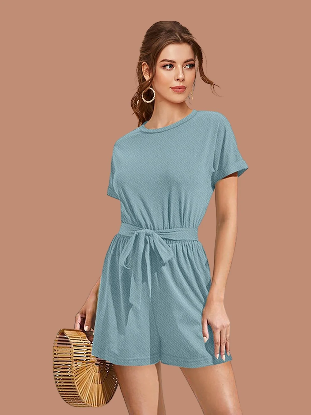 Odette Pista Solid Jumpsuits For Women - Image 4