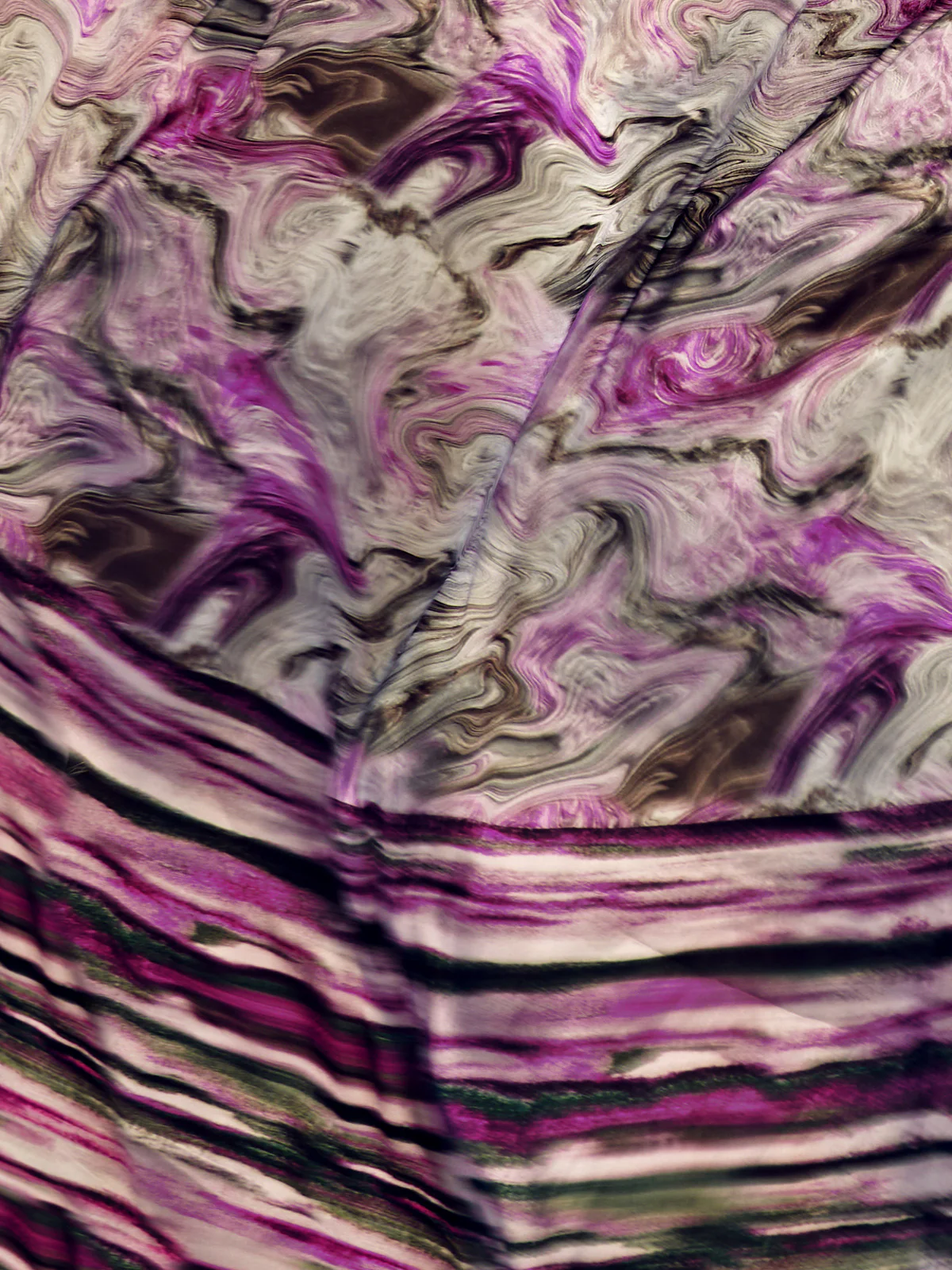 Odette Purple Digital Printed Saree For Women - Image 5