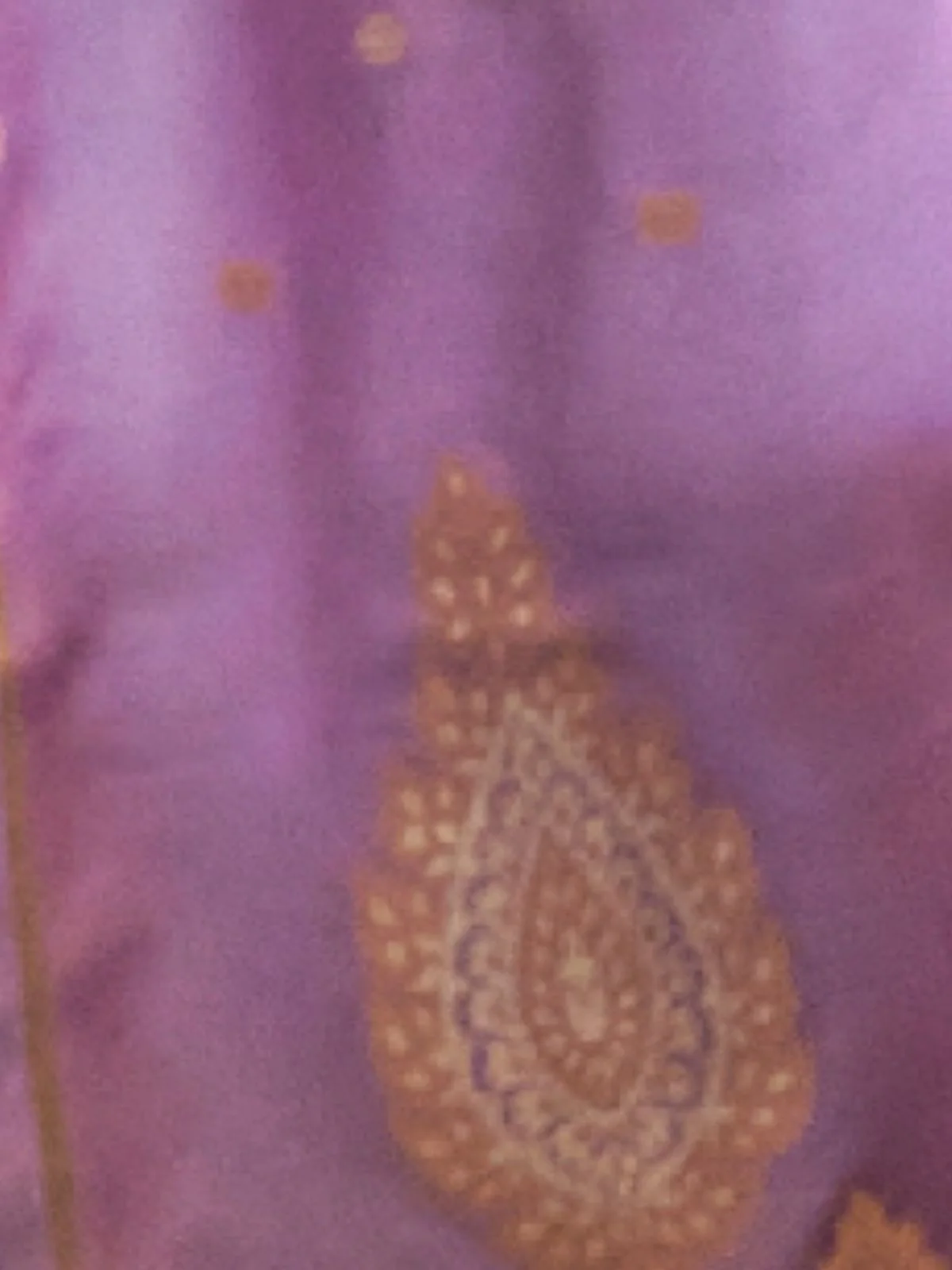 Odette Purple Silk Blend Woven Saree With Unstitched Blouse for Women - Image 3