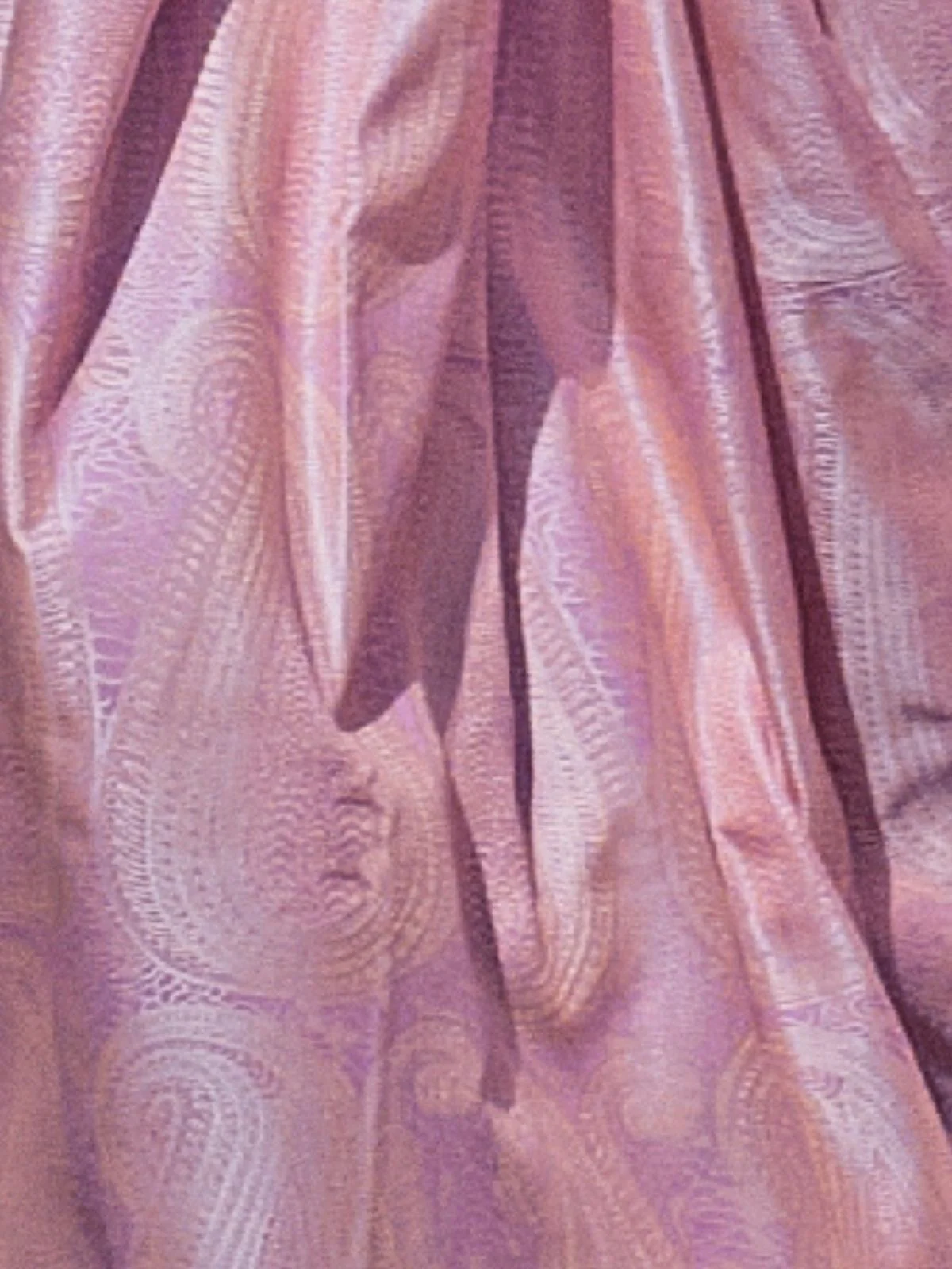 Odette Purple Silk Blend Woven Saree With Unstitched Blouse For Women - Image 3