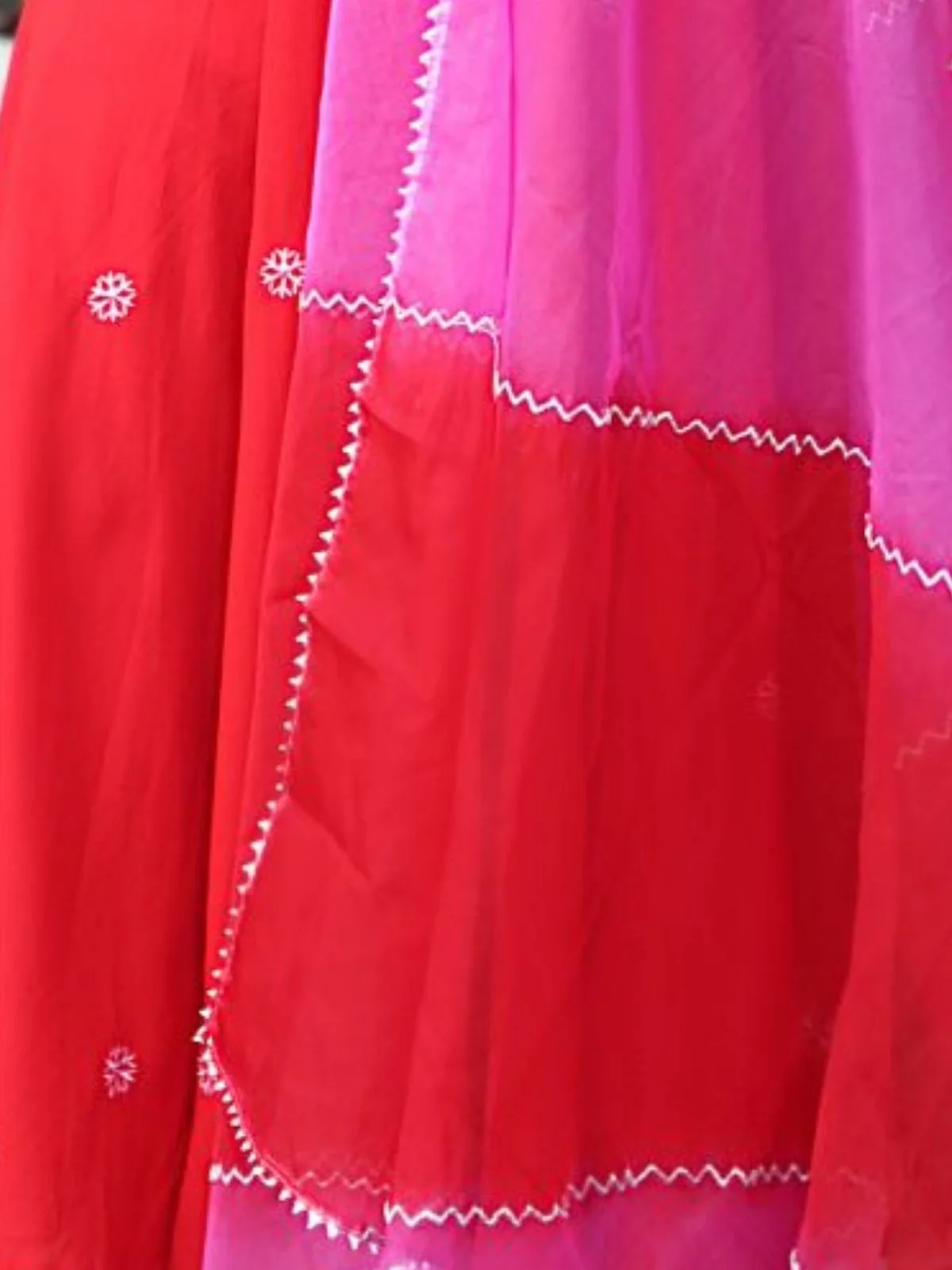 Odette Red Viscose Embroidered Stiched Kurta Set For Women - Image 6