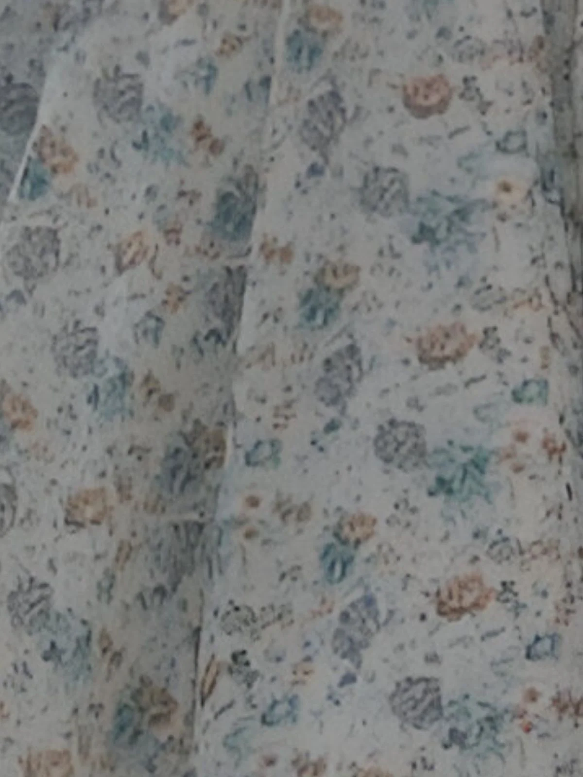 Odette Light  Blue Chiffon Floral Digital Print Stitched Kurta Set For Women - Image 5