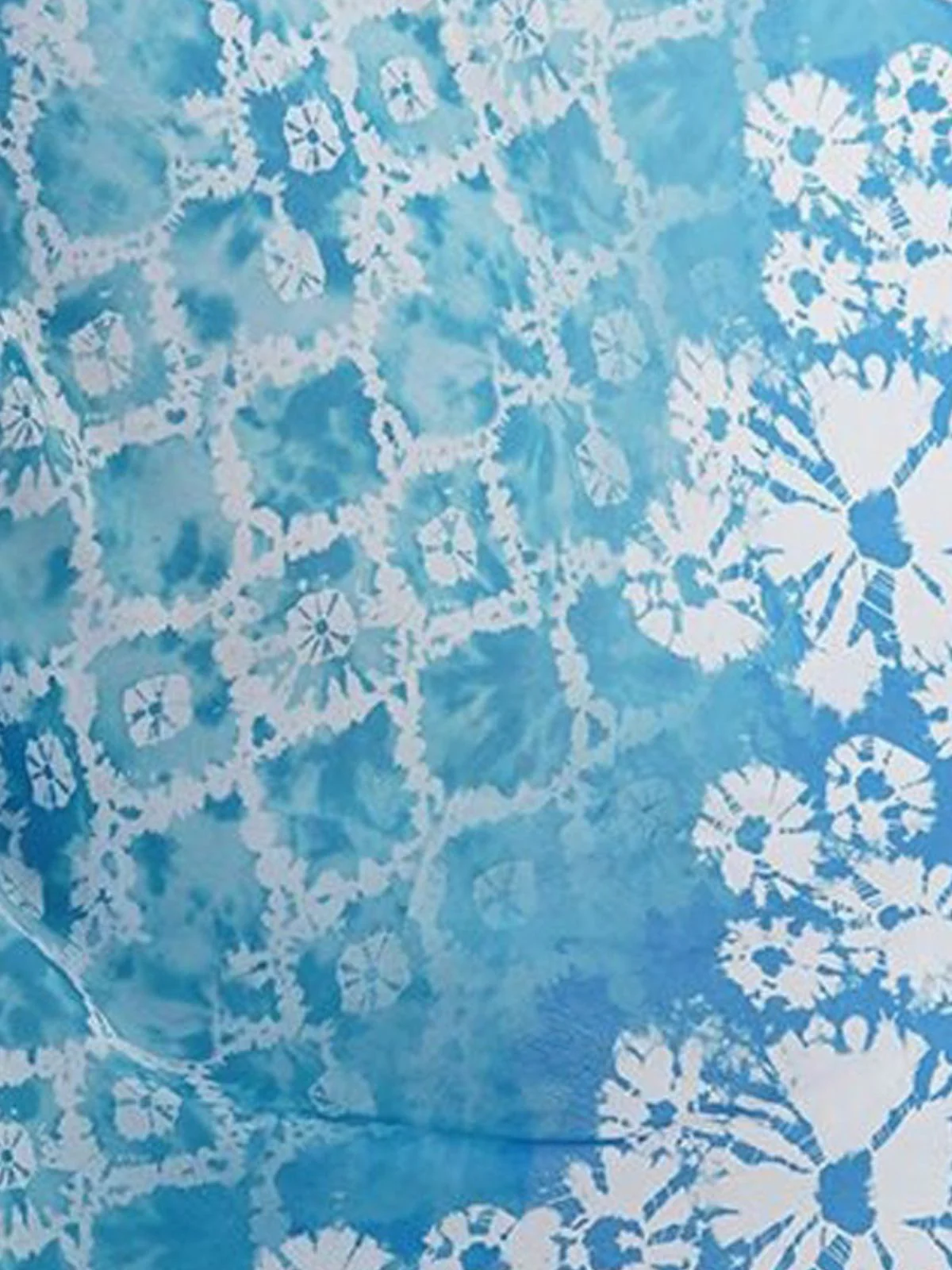 Odette Sky Blue Georgette Printed Saree For Women - Image 5