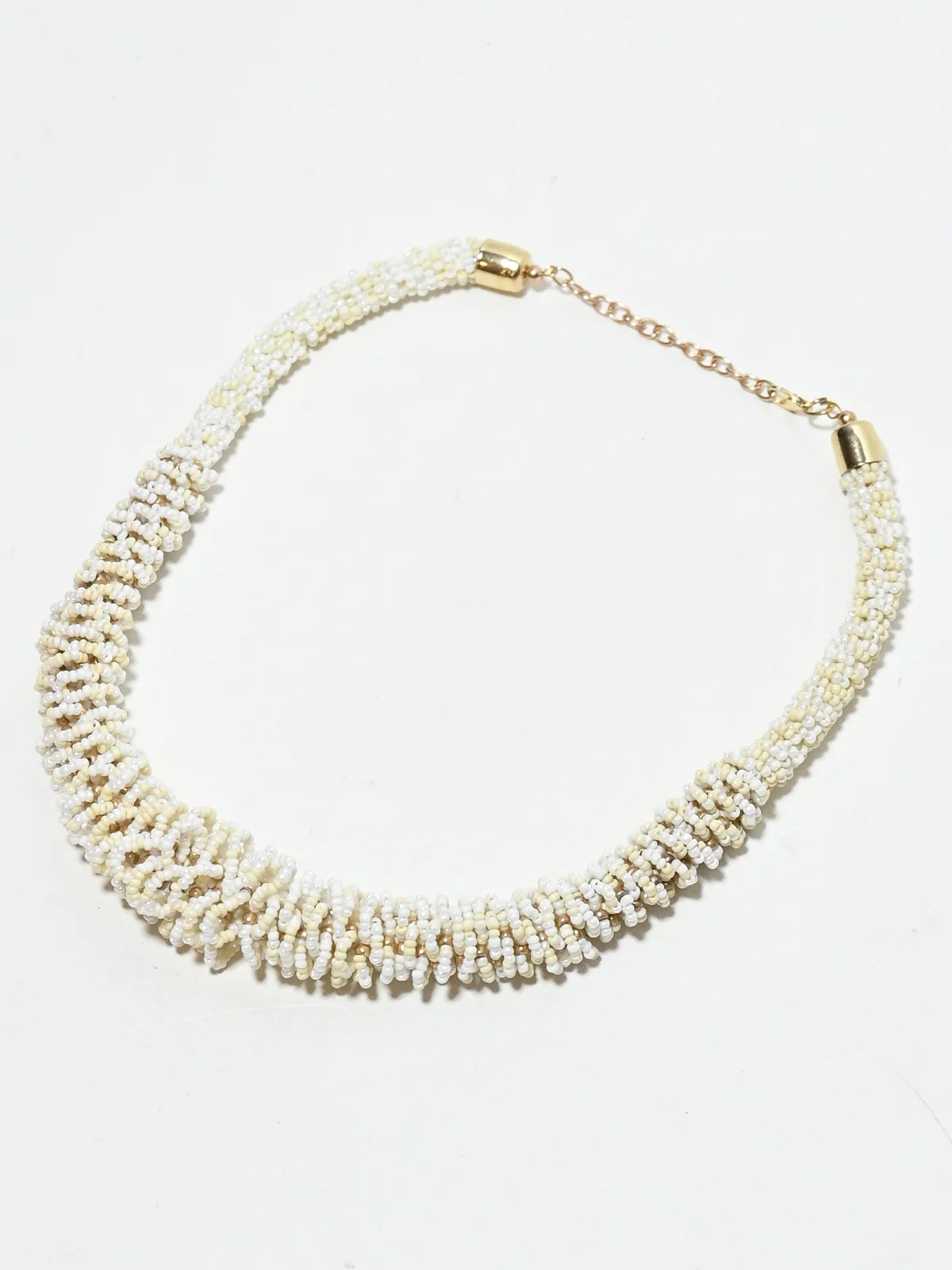 Odette White Alloy Pearl Neckpiece For Women - Image 4
