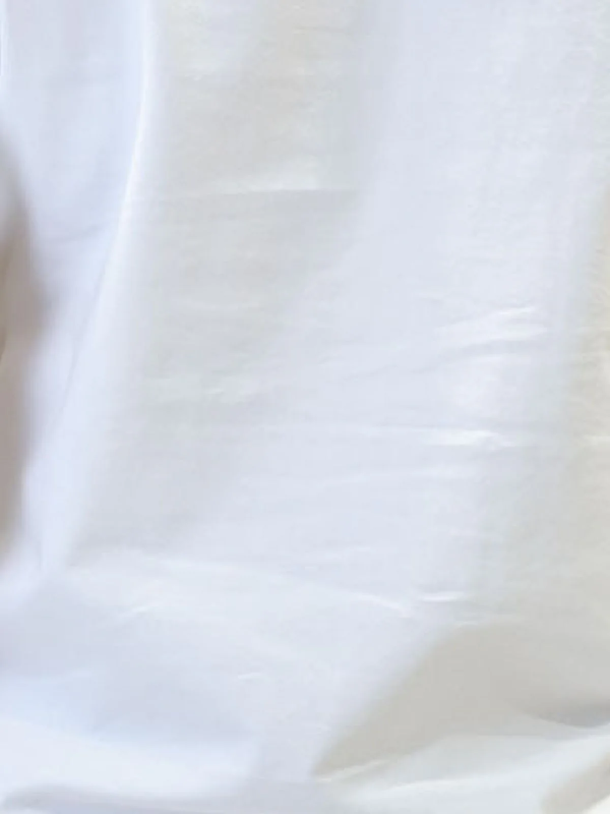 Odette White Cotton Blend Solid Top For Women - Image 5