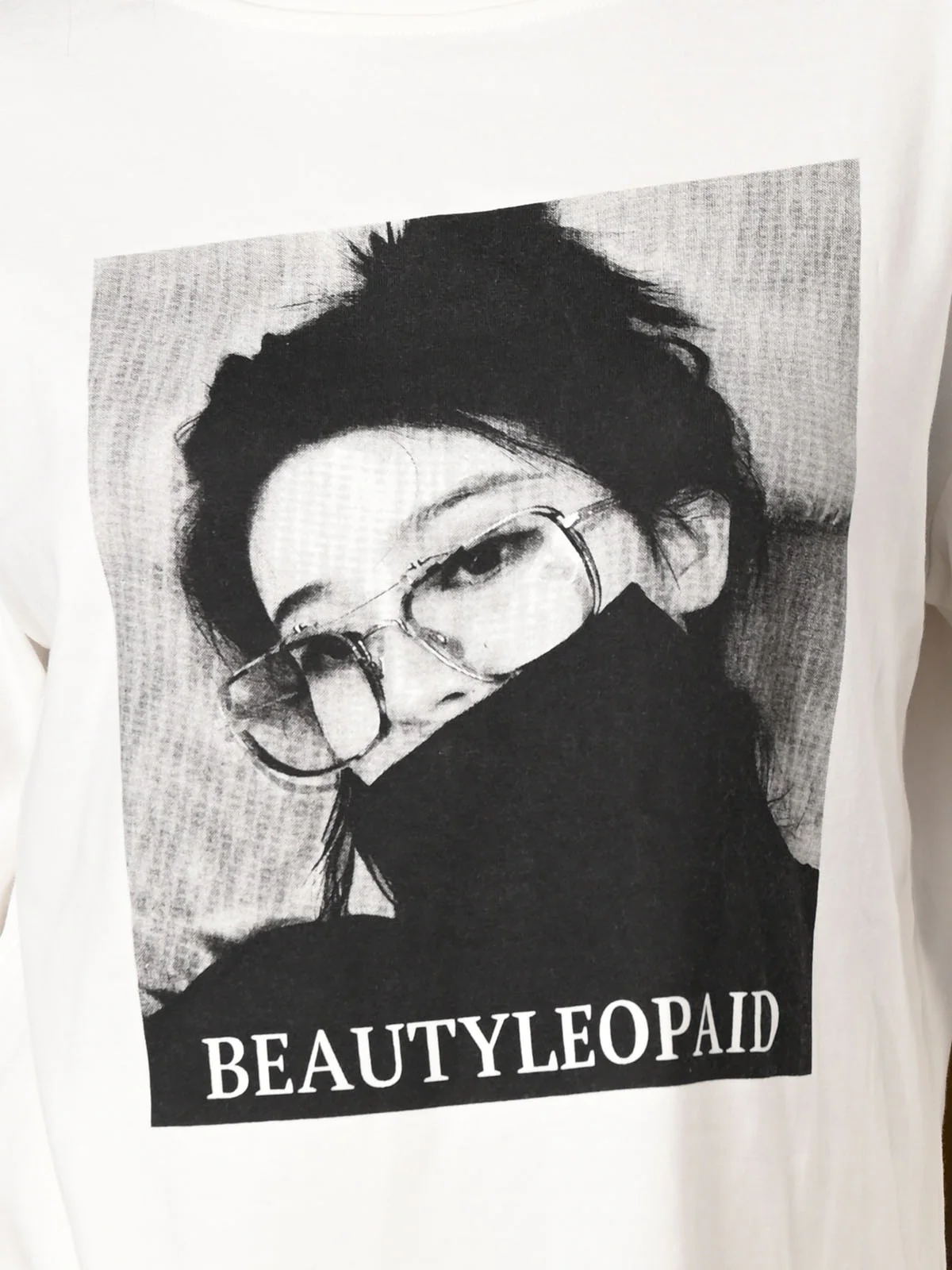 Odette White Cotton Jersey Printed Top For Women - Image 5