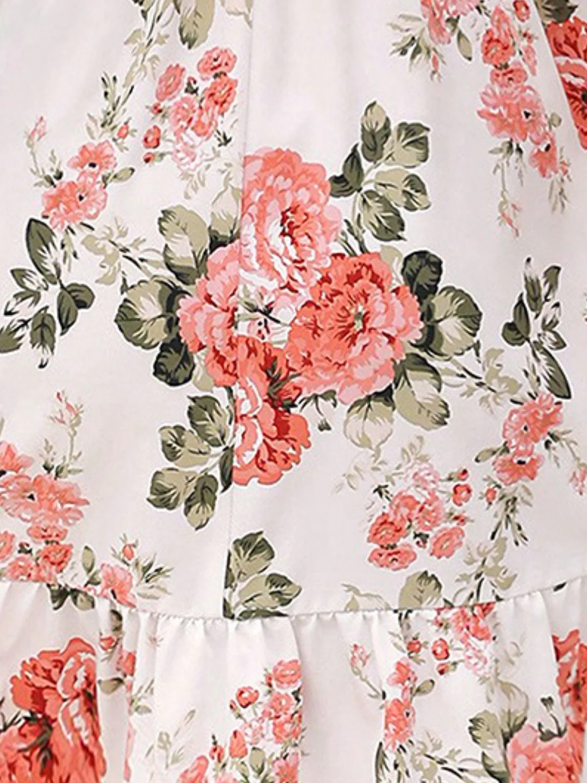 Odette White Knitted Printed Dress For Women - Image 5