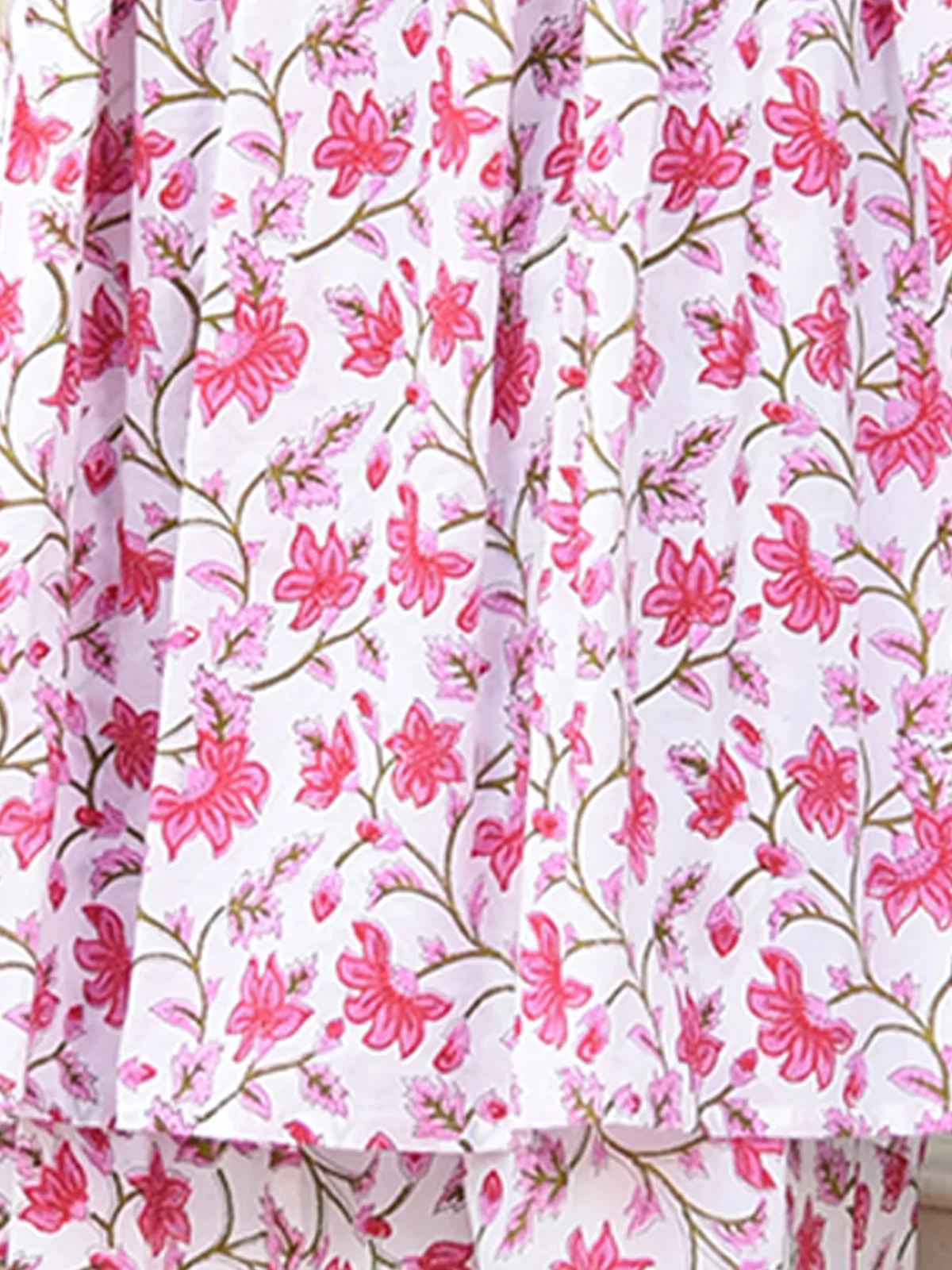 Odette White Muslin Printed Stitched Kurta Set For Women - Image 5
