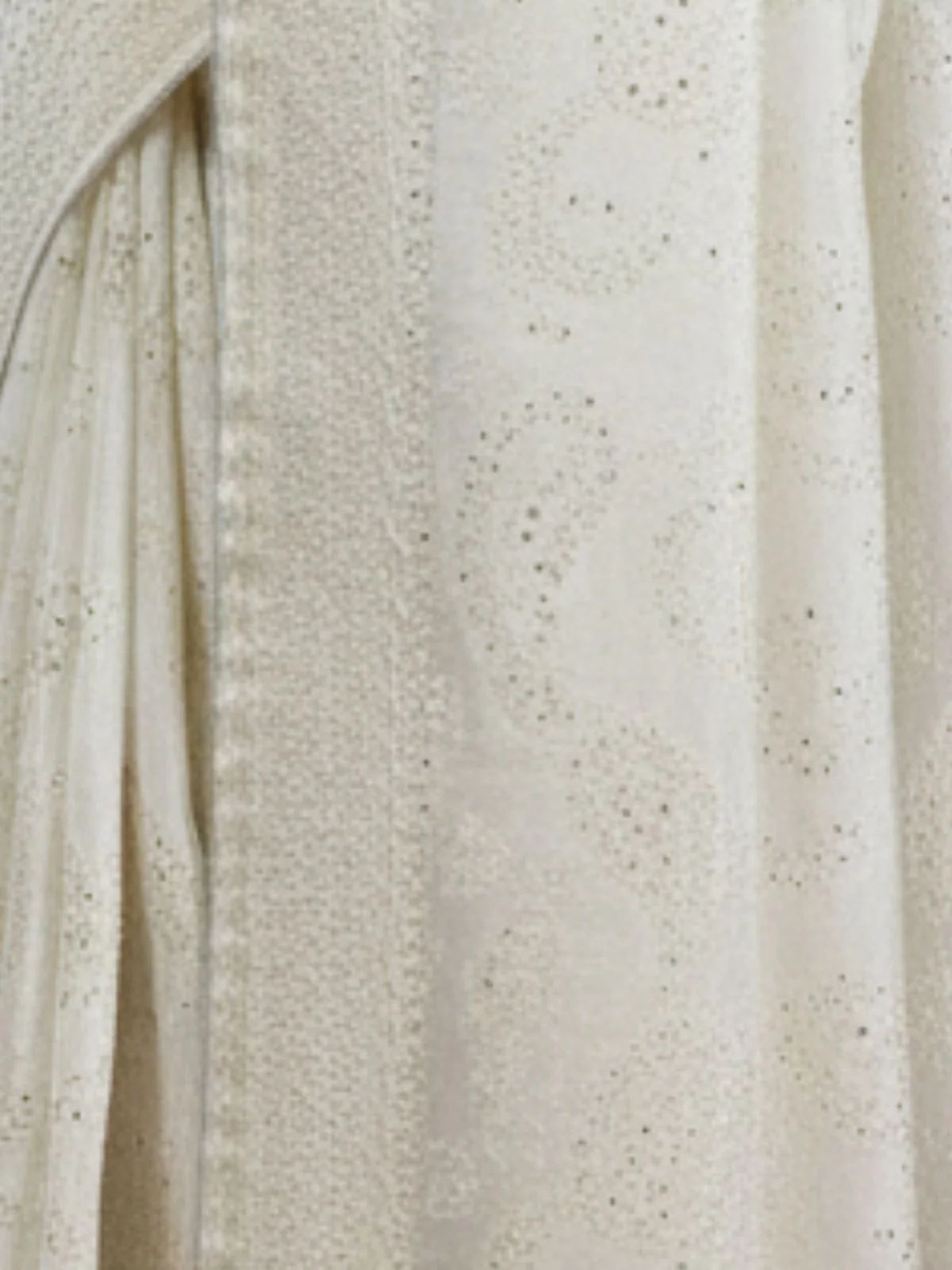 Odette White Organza Embroidered Solid Saree For Women - Image 5
