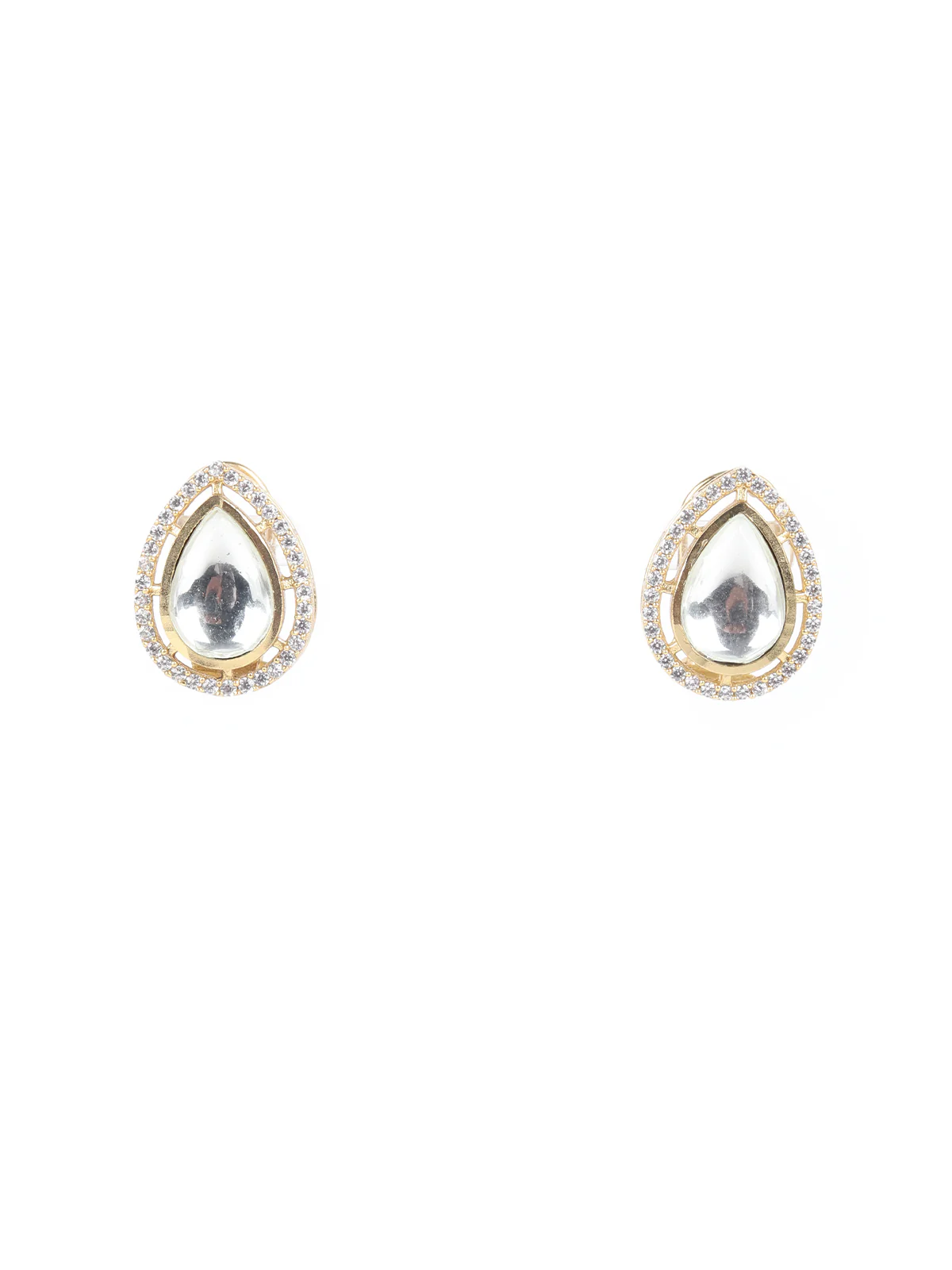 Odette White Pearl and Kundan Choker Set for Women - Image 5