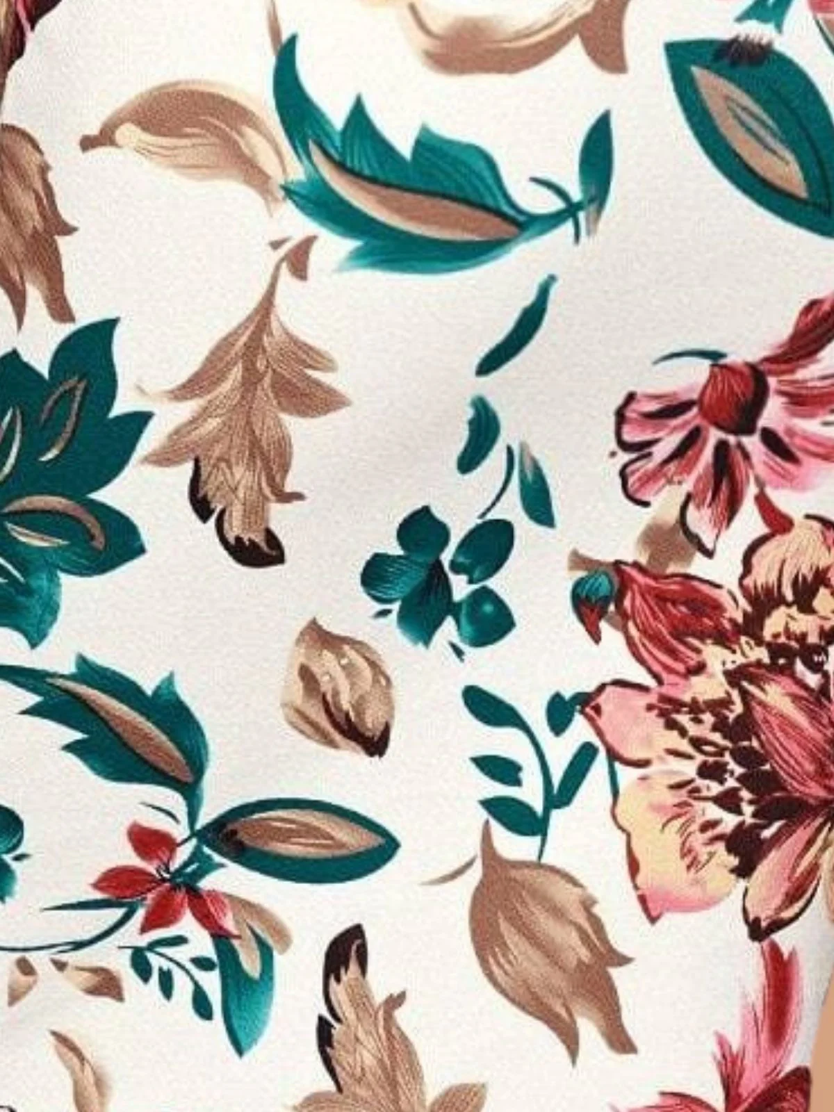 Odette Multicolor Polyester Blend Printed Dress For Women - Image 4