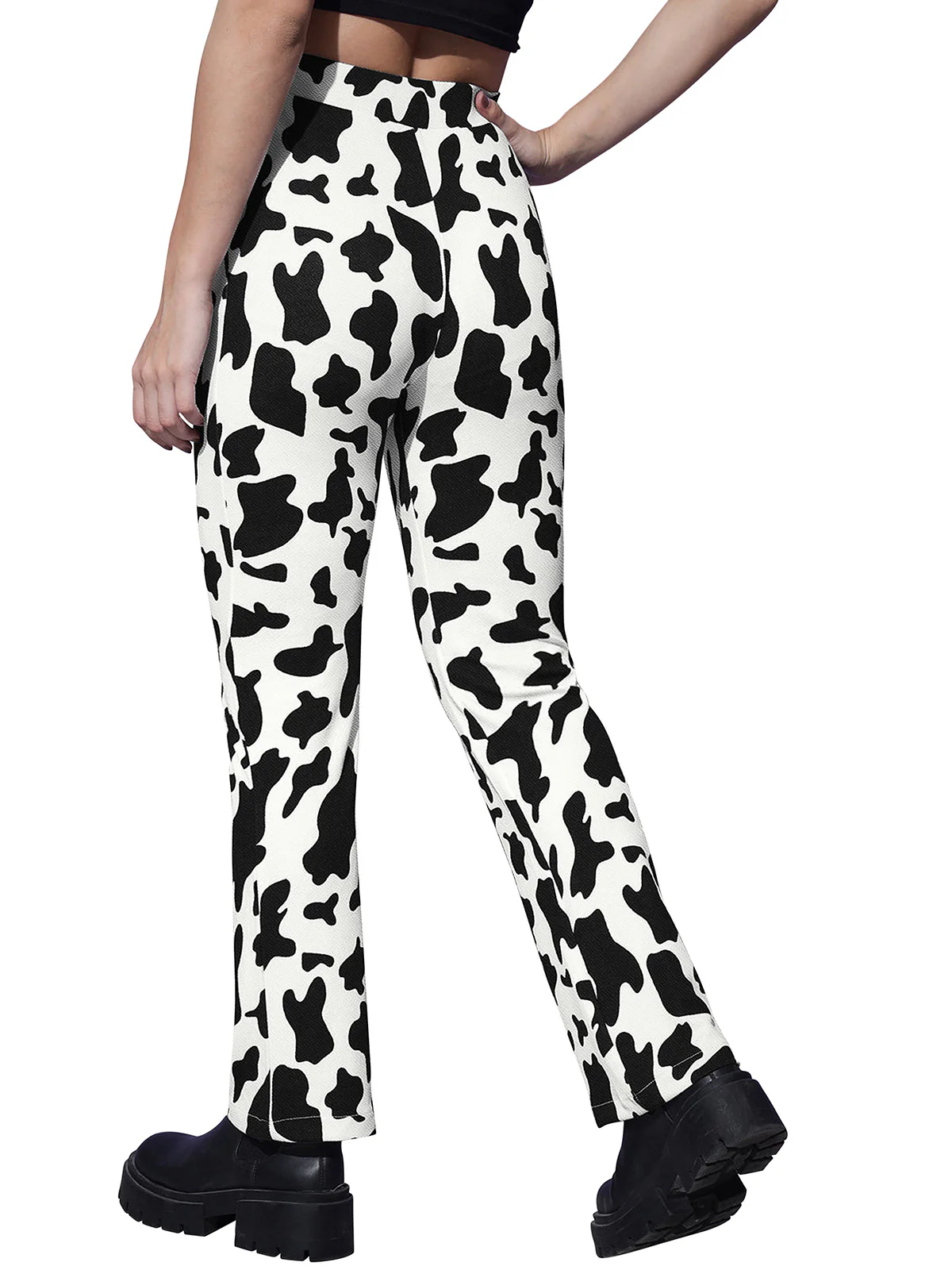Odette White Polyester Trouser For Women - Image 5