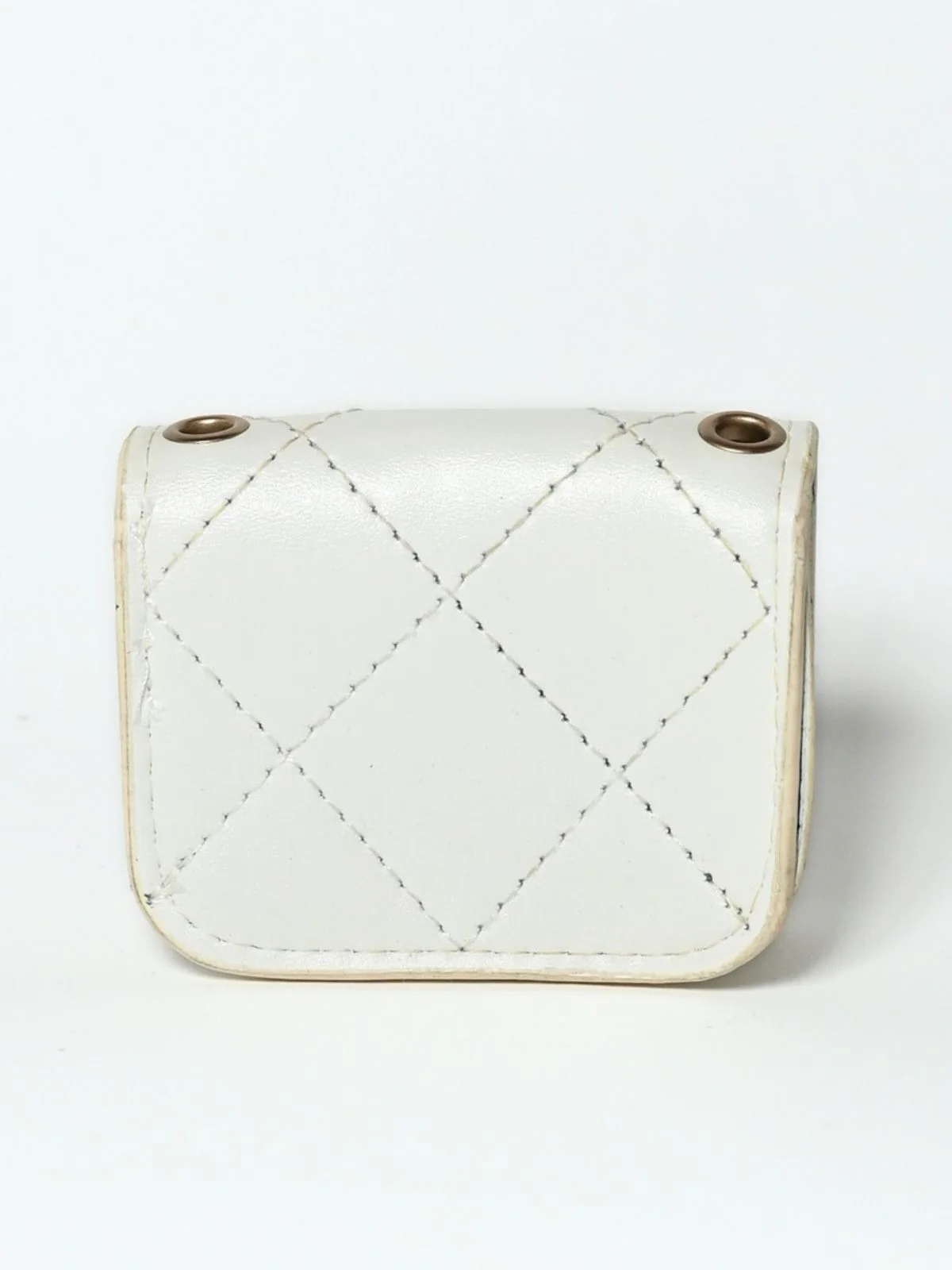 Odette White PU Pearl Belt Bag For Women - Image 5