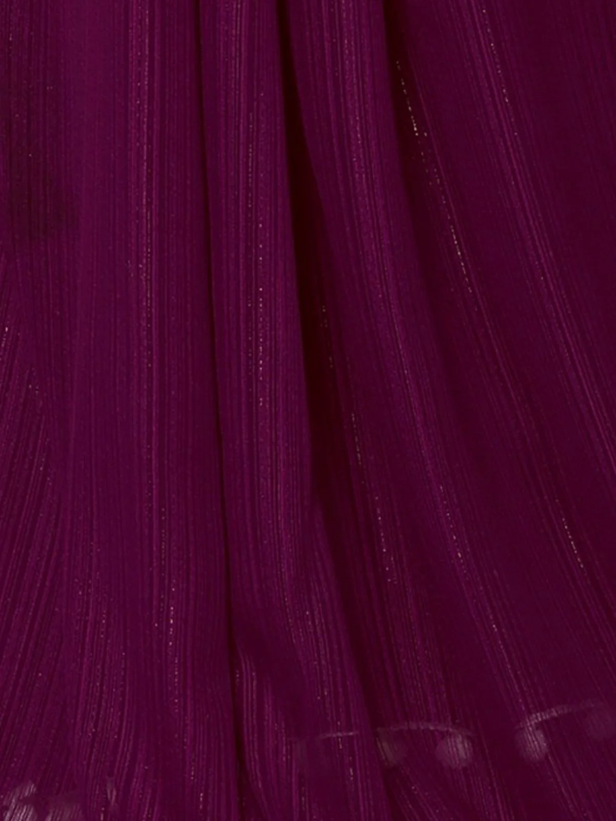 Odette Wine Banglori Lace Work Saree With Unstitched Blouse For Women - Image 5