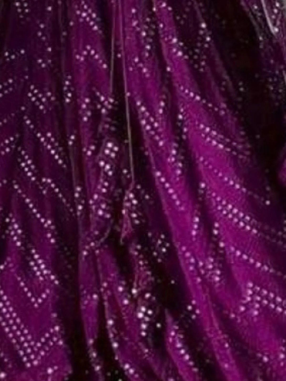 Odette Wine Georgette Embellished Semi-Stitched Lehenga For Women - Image 4