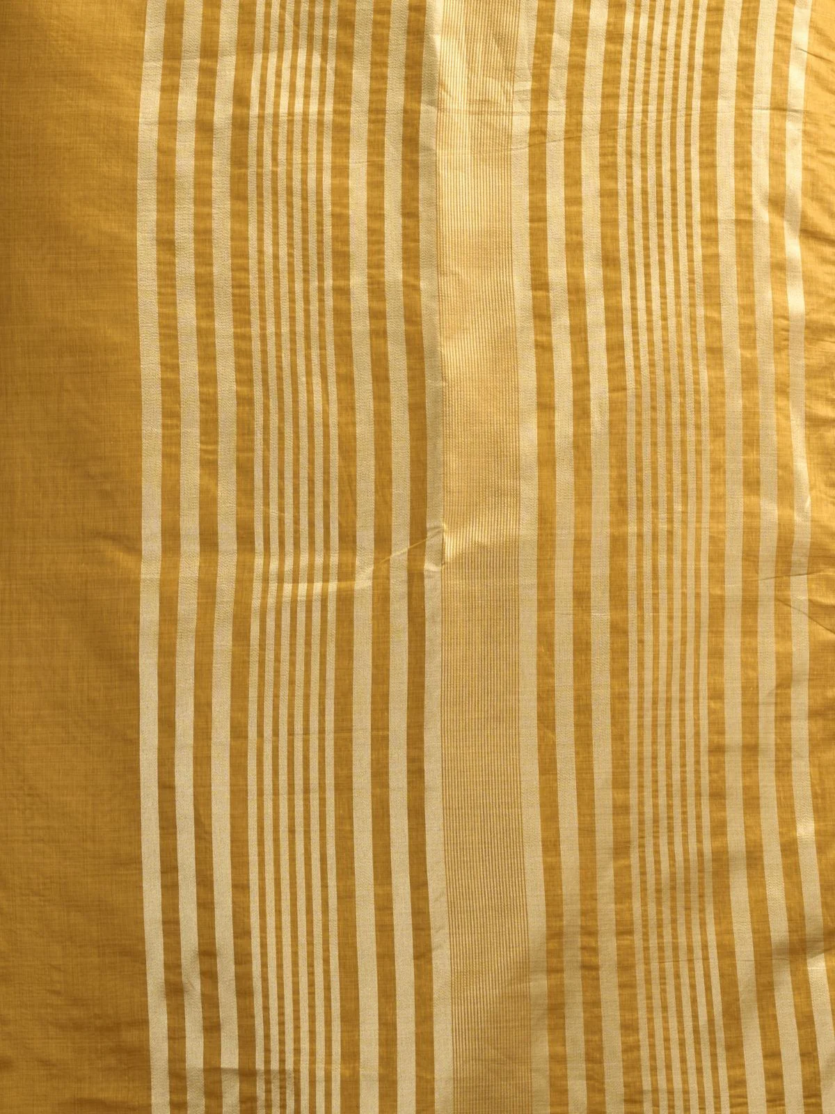 Odette Yellow Cotton Blend Woven Saree For Women - Image 6