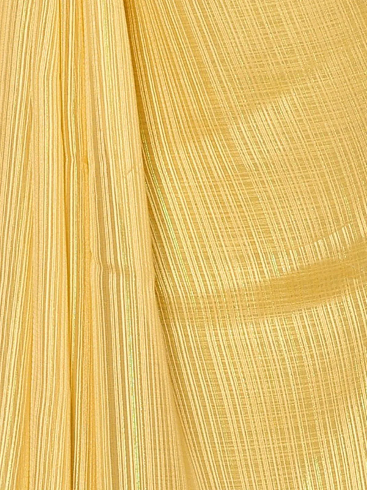 Odette Yellow Georgette Printed Saree For Women - Image 5
