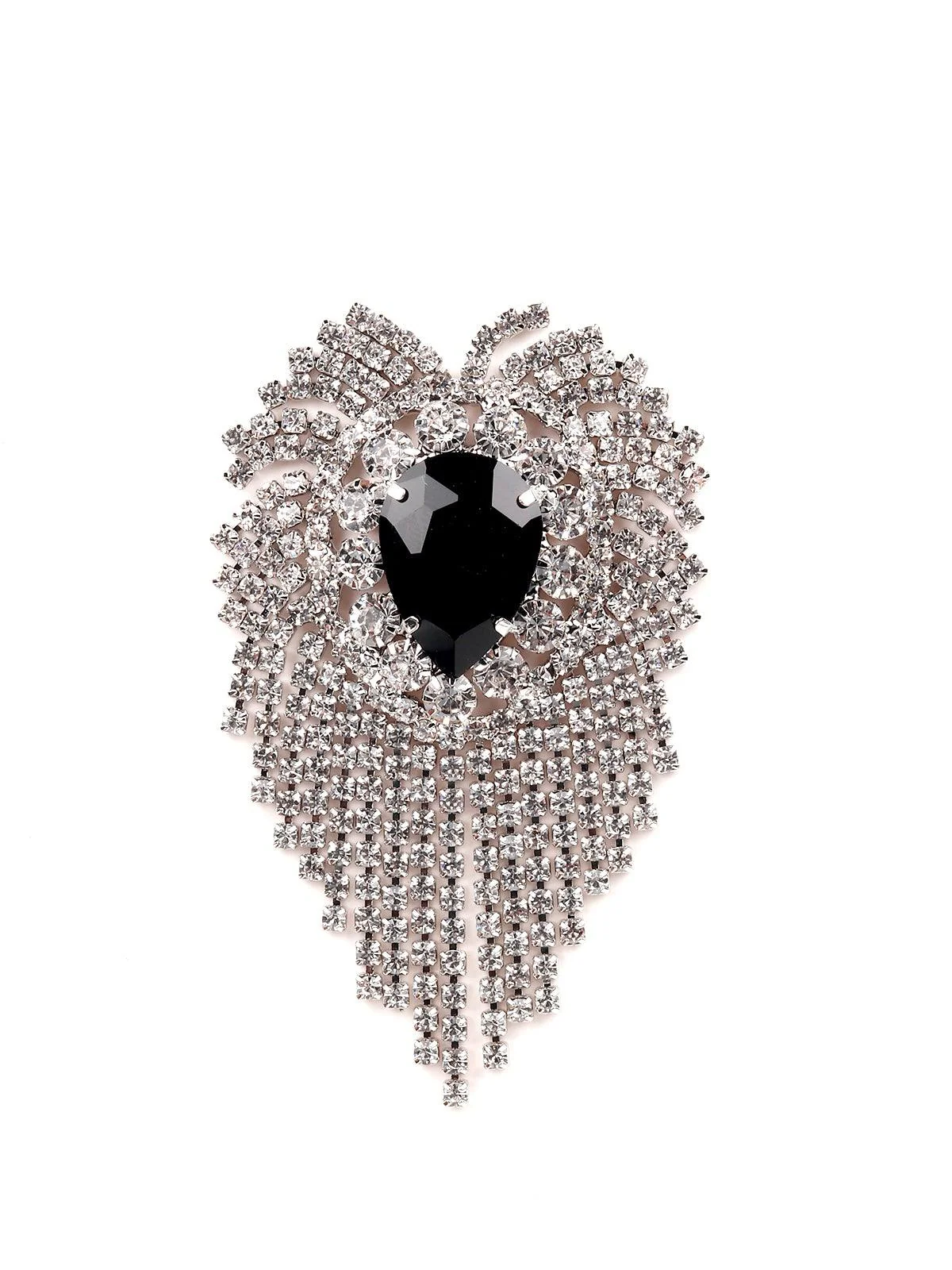 Odette Women Black Metal Earring - Image 4