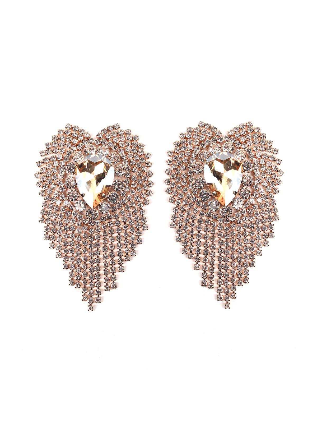 Odette Women Gold Metal Earrings - Image 3