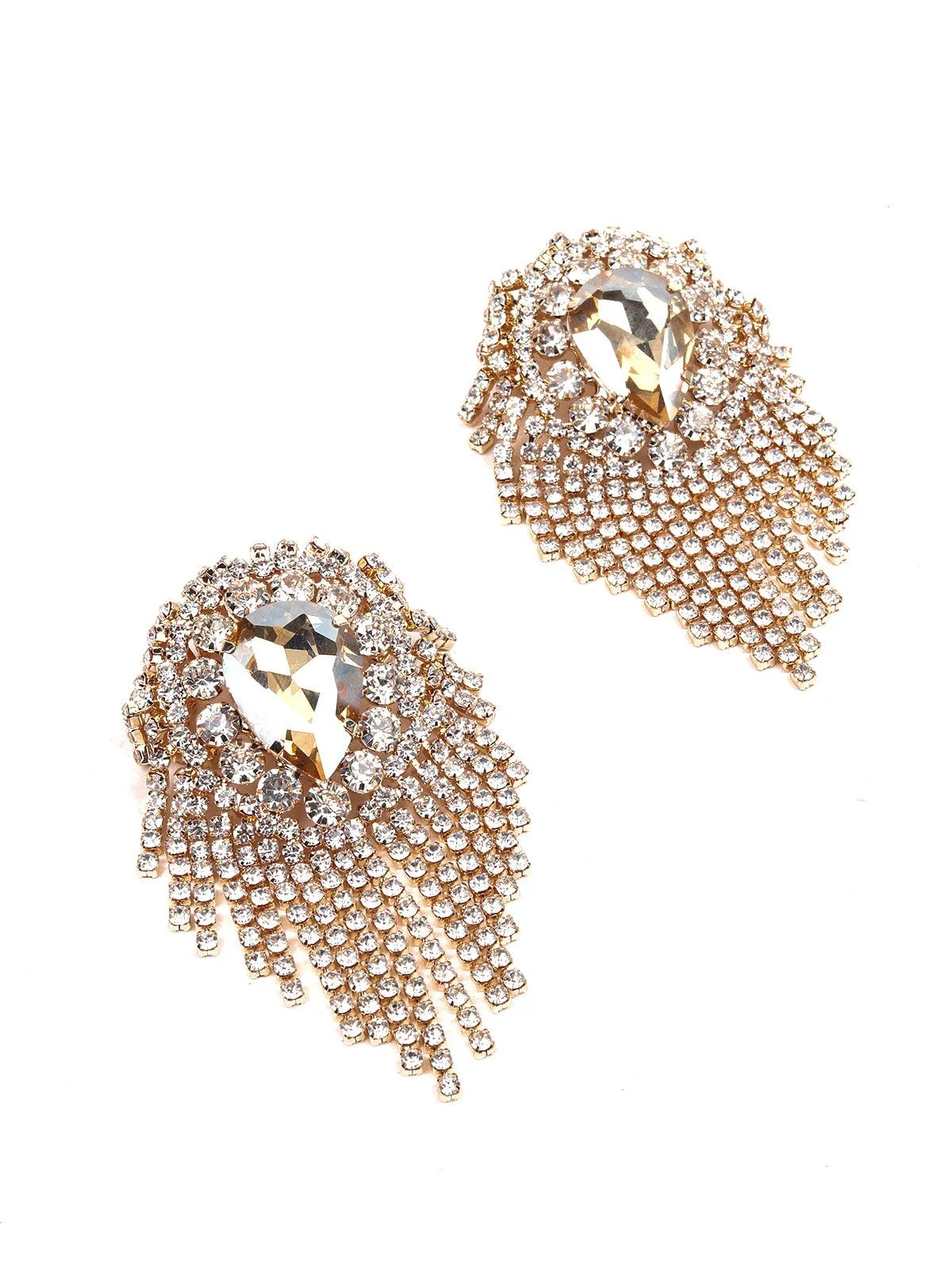 Odette Women Gold Metal Earrings - Image 5
