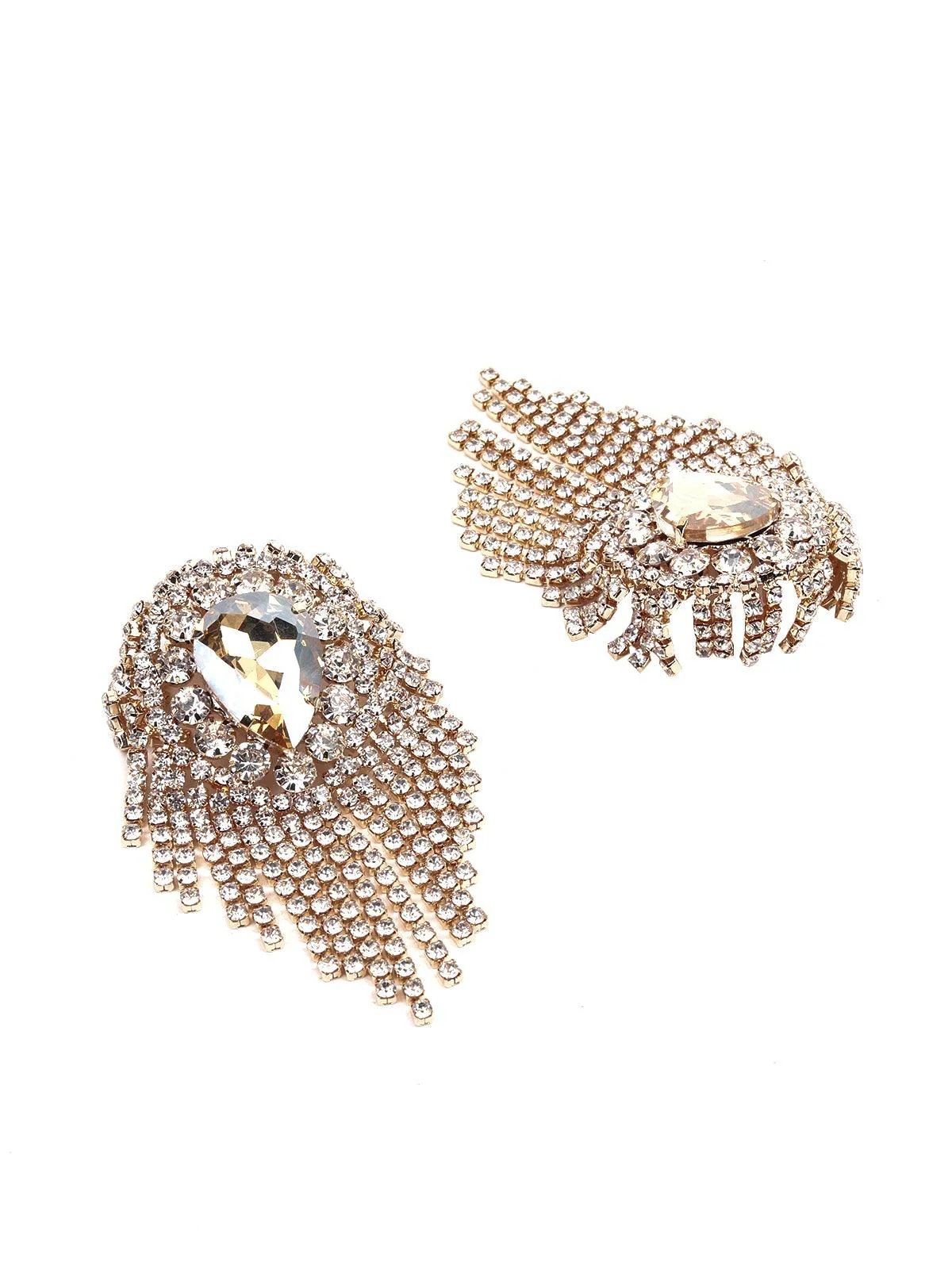 Odette Women Gold Metal Earrings - Image 6