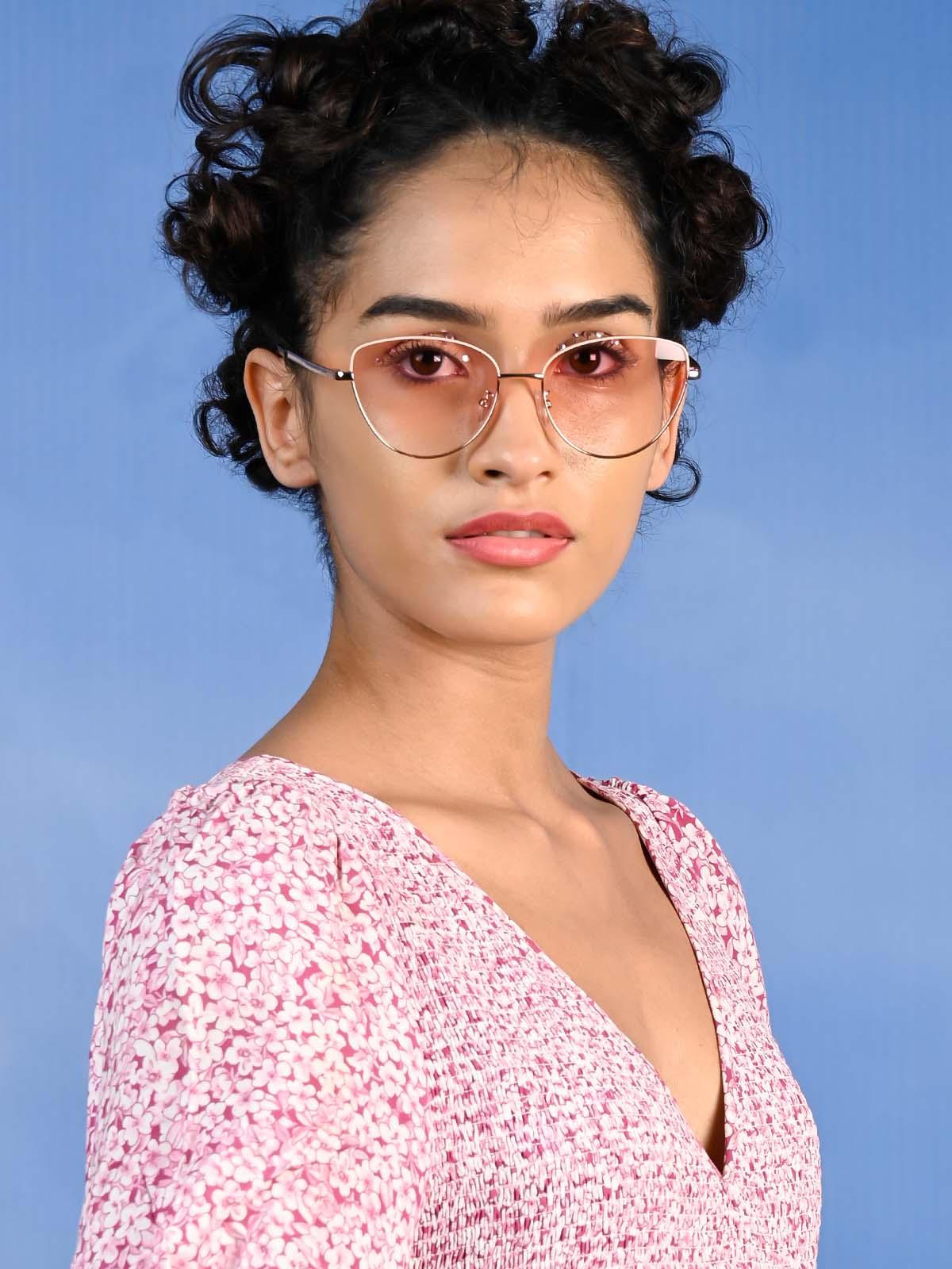 Odette Women Gorgeous Pink Shaded Sunglasses