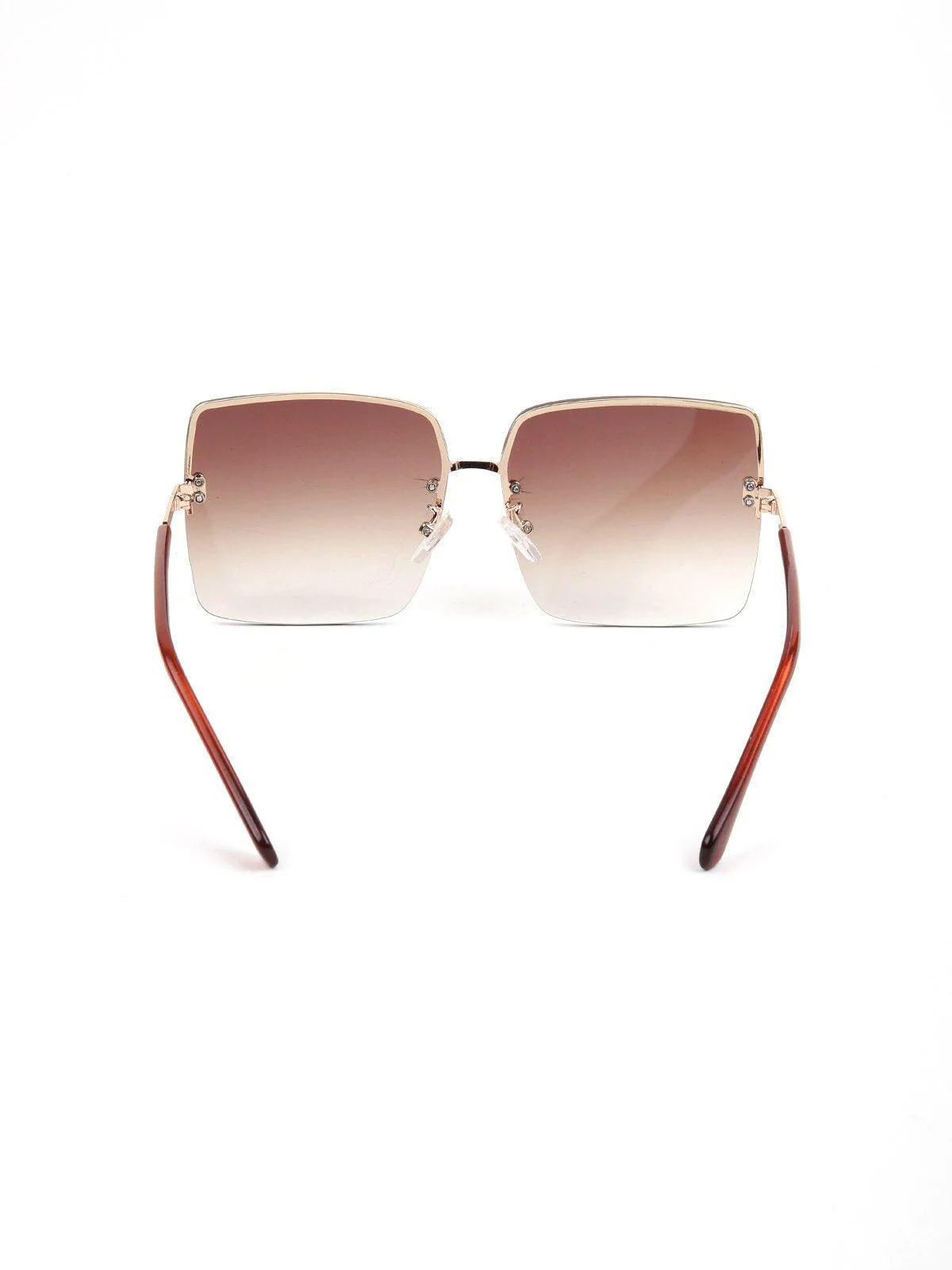 Odette Women Brown Metal Sunglasses - Image 6