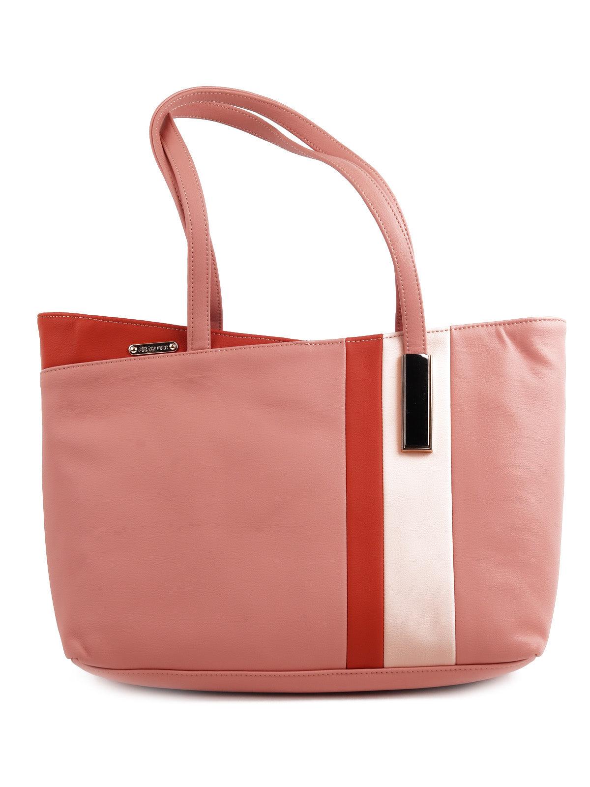 Odette Peach Formal Handbag For Women - Image 3